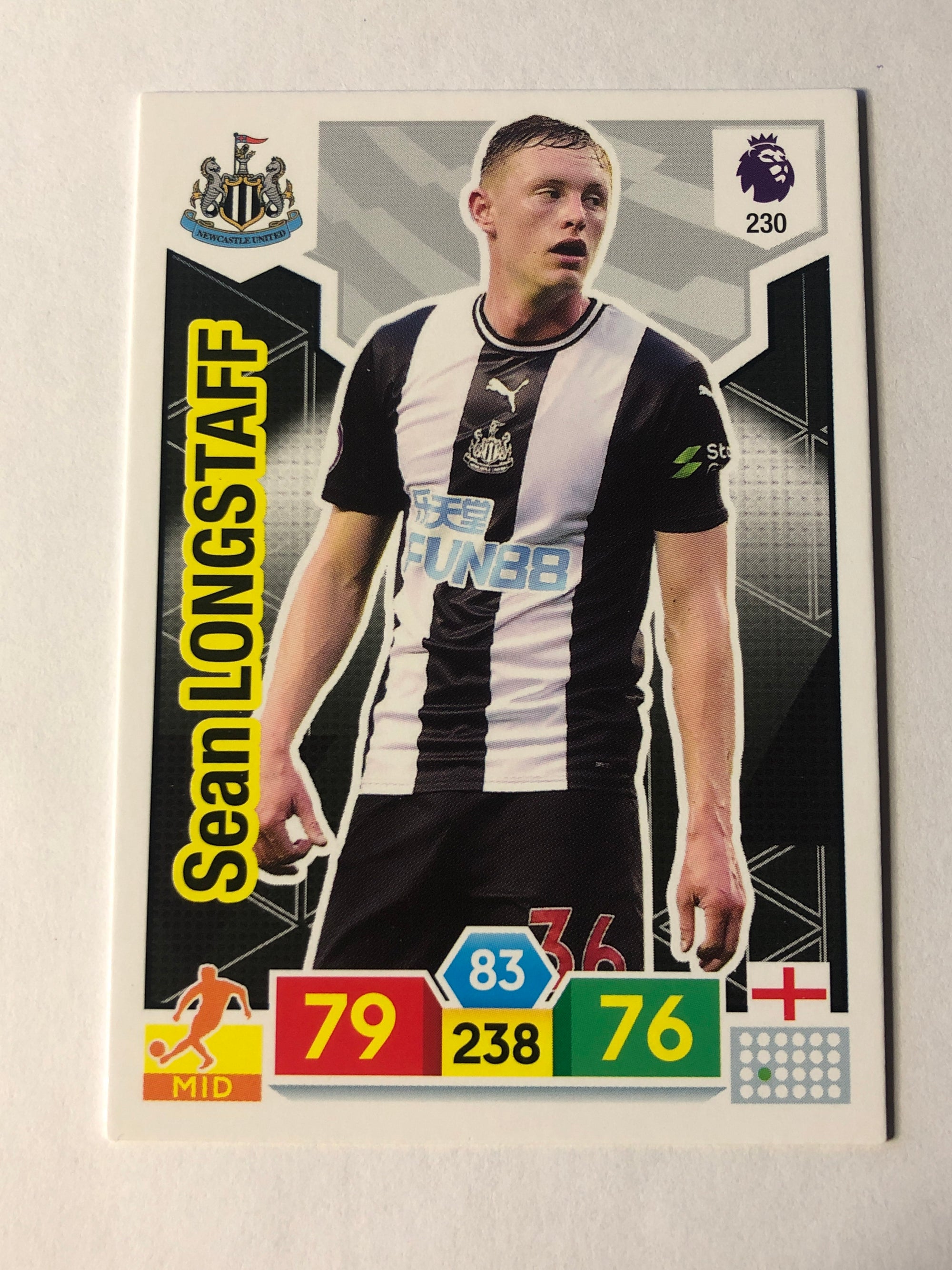 230. SEAN LONGSTAFF - NEWCASTLE UNITED