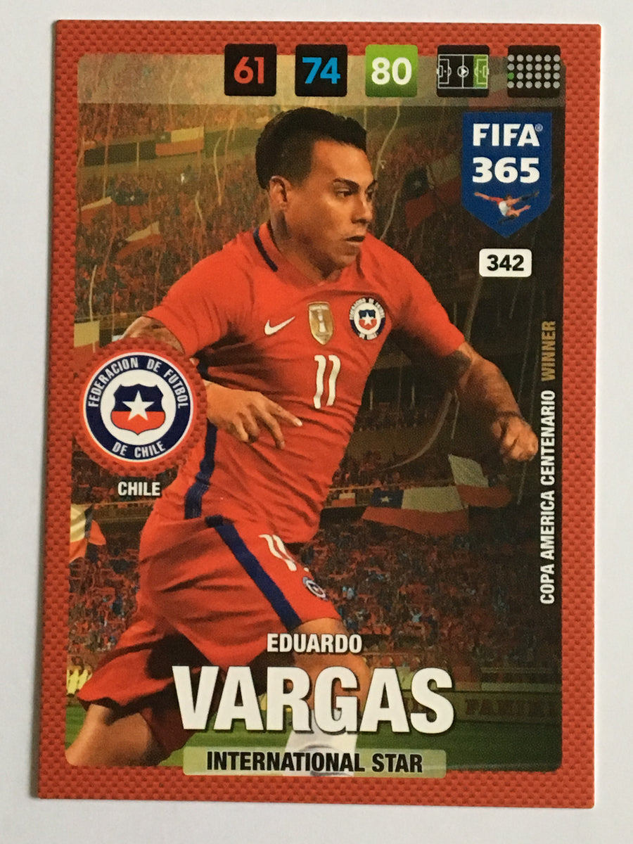 342. EDUARDO VARGAS - CHILE - INTERNATIONAL STAR