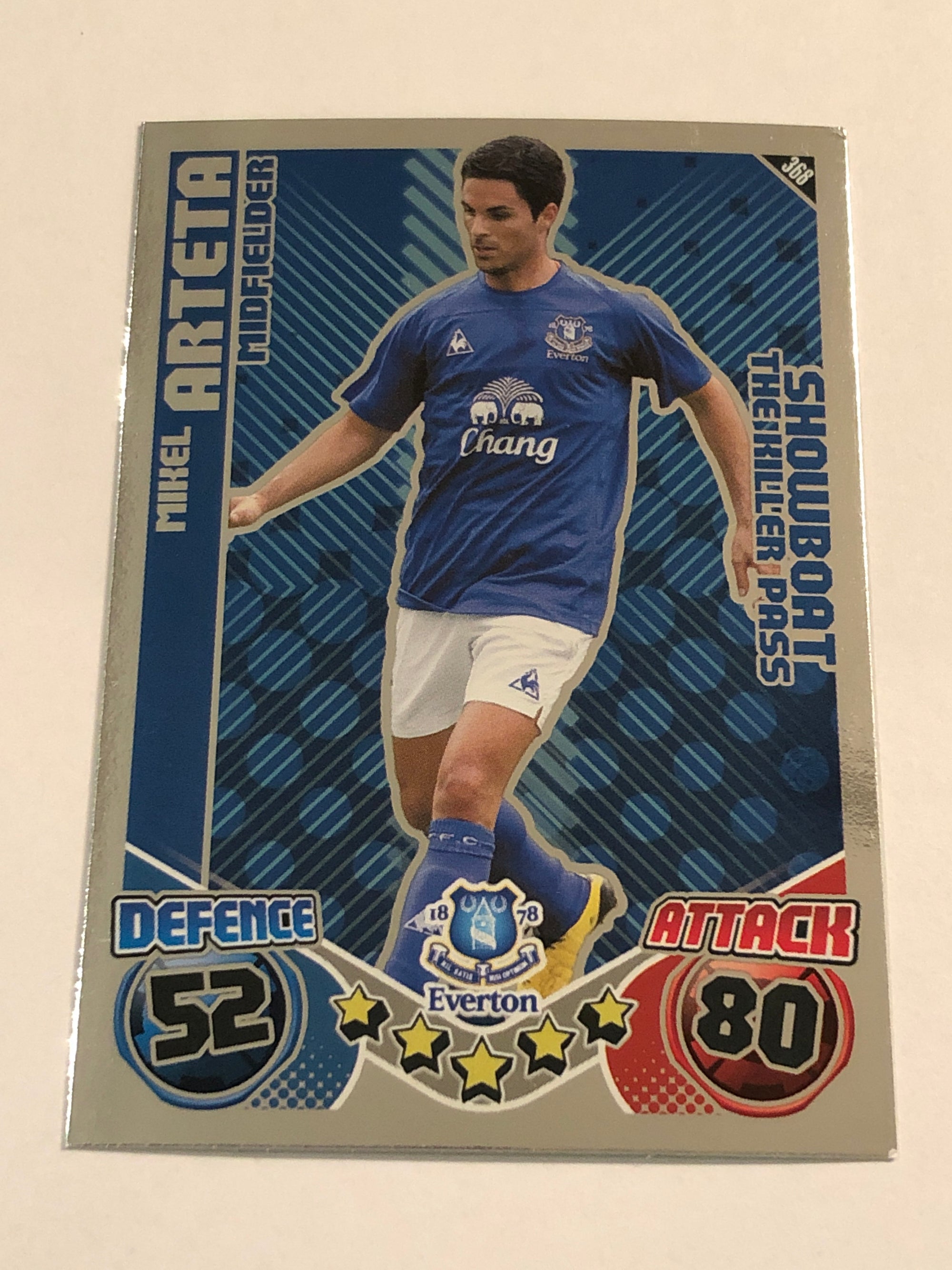 368. MIKEL ARTETA - EVERTON - SHOWBOAT