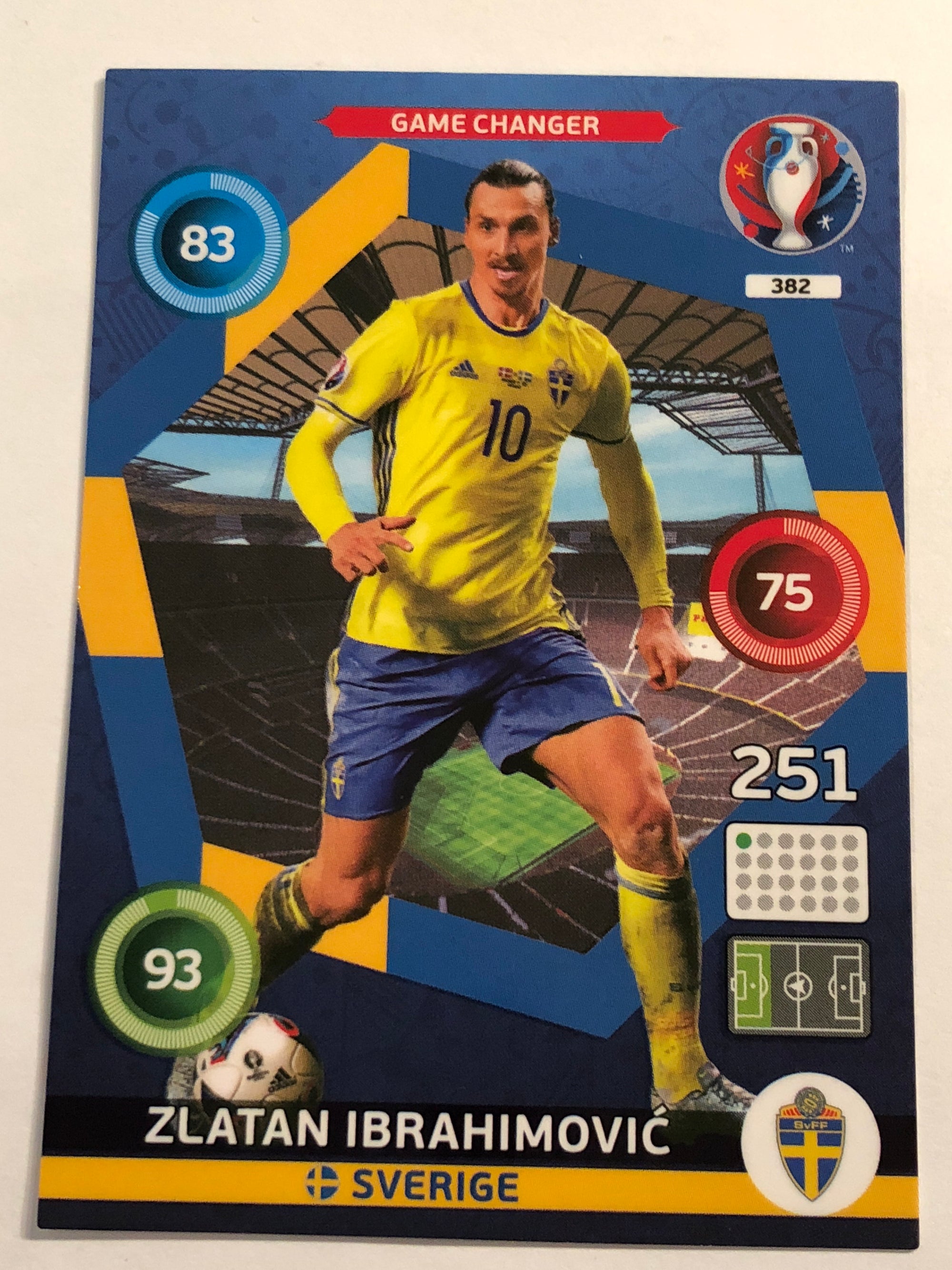 382. ZLATAN IBRAHIMOVIC - SVERIGE - GAME CHANGER
