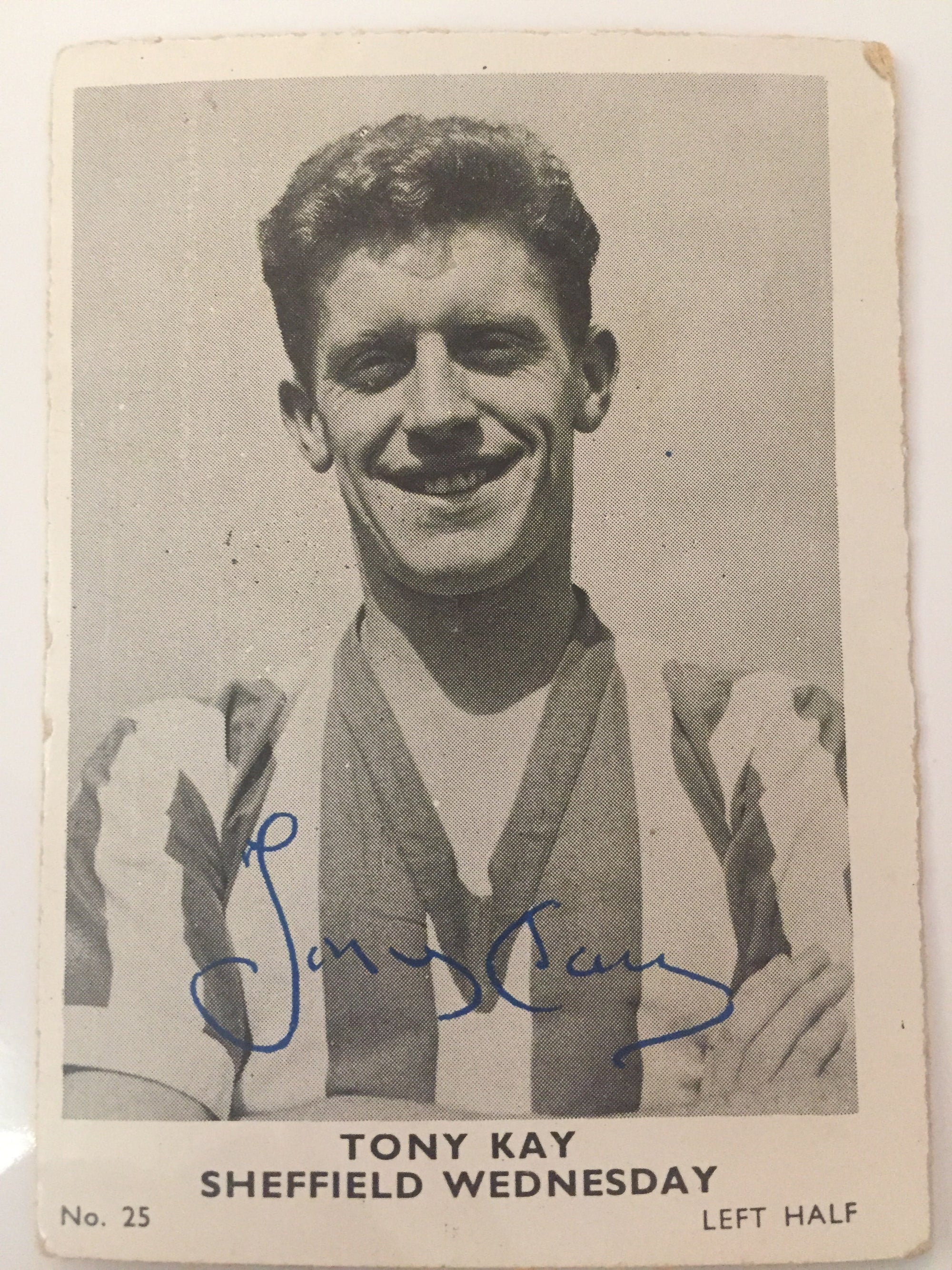 025. TONY KAY - SHEFFIELD WEDNESDAY