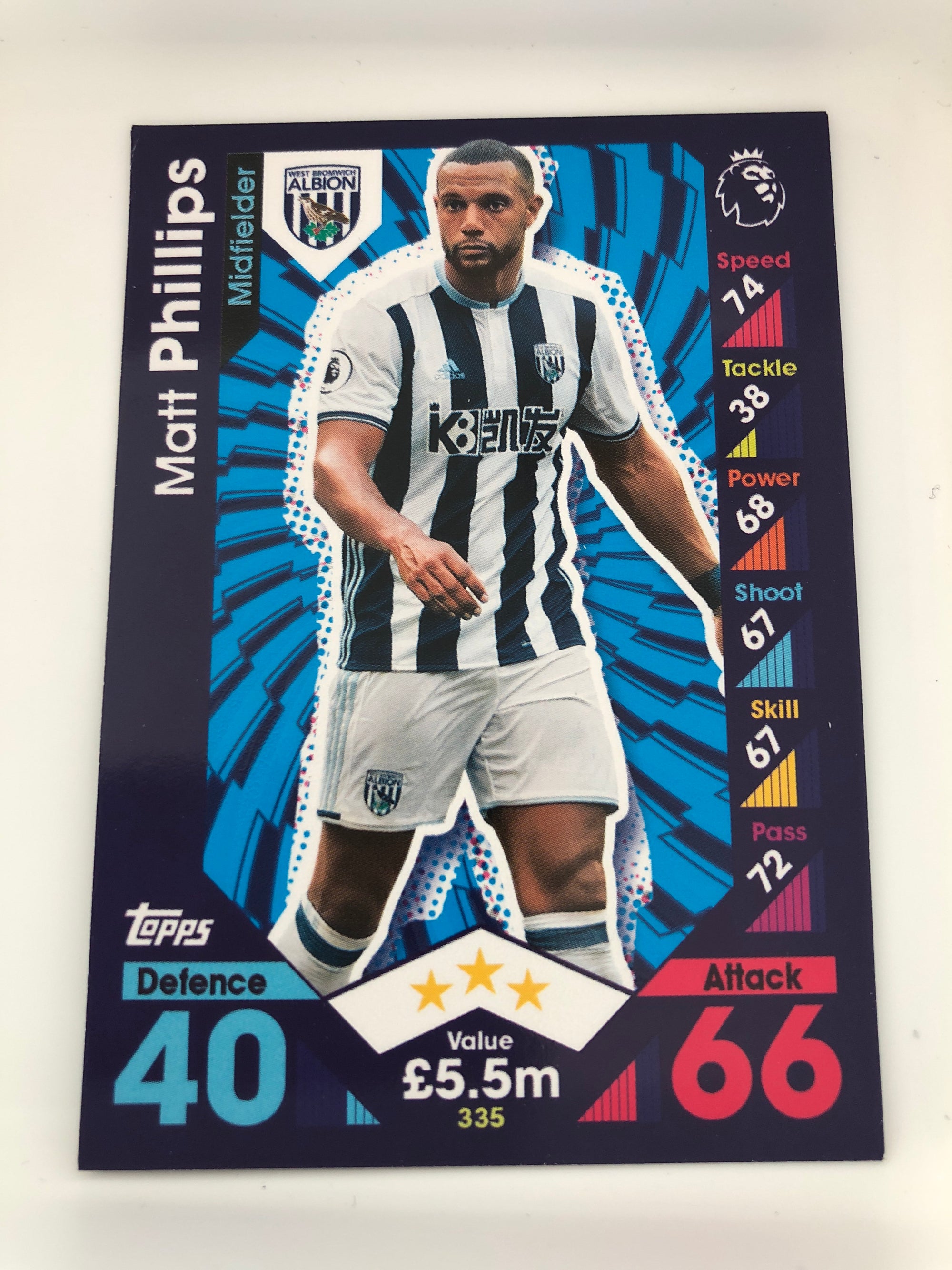 335. MATT PHILLIPS - WEST BROMWICH ALBION