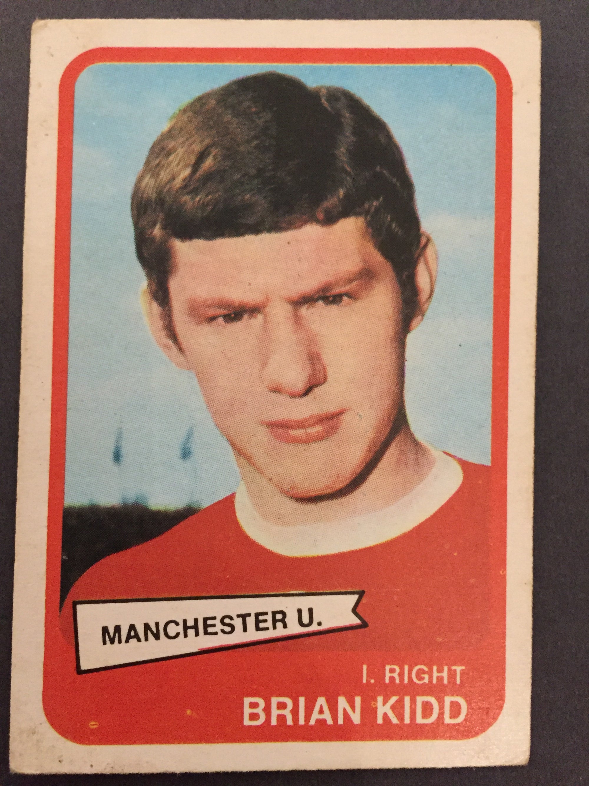 086. BRIAN KIDD - MANCHESTER UNITED