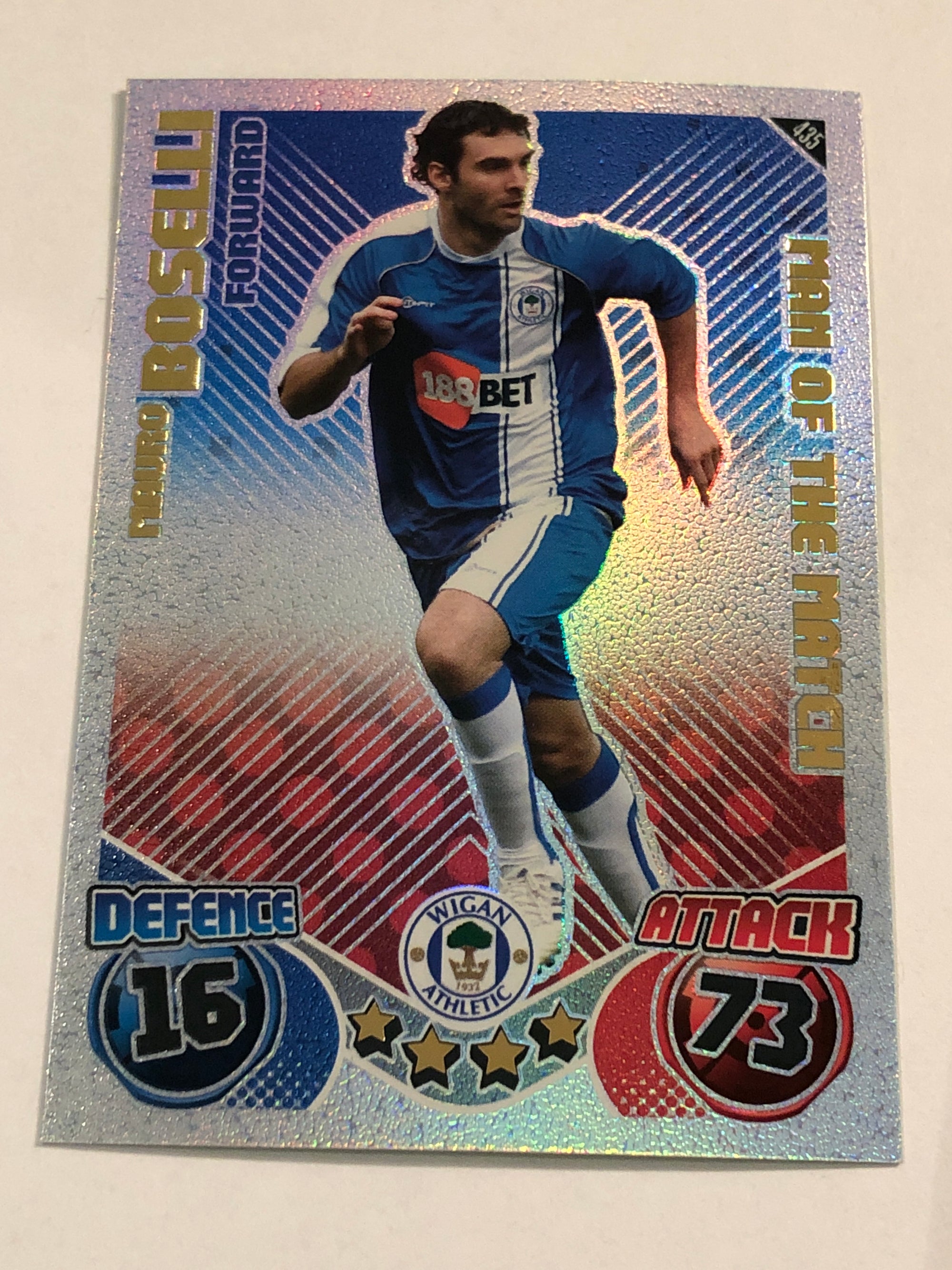 435. MAURO BOSELLI - WIGAN - MAN OF THE MATCH