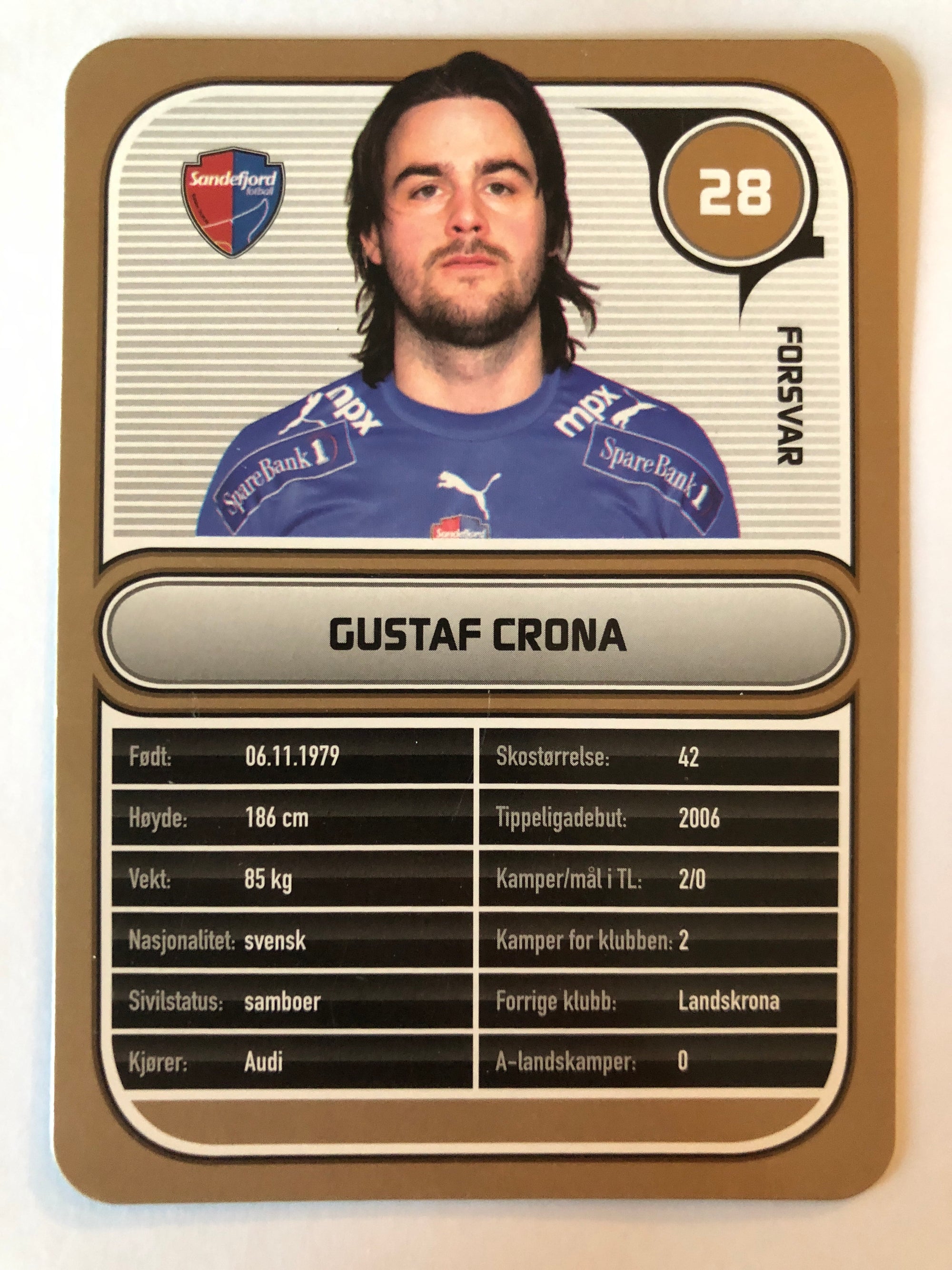 SANDEFJORD 028. GUSTAF CRONA