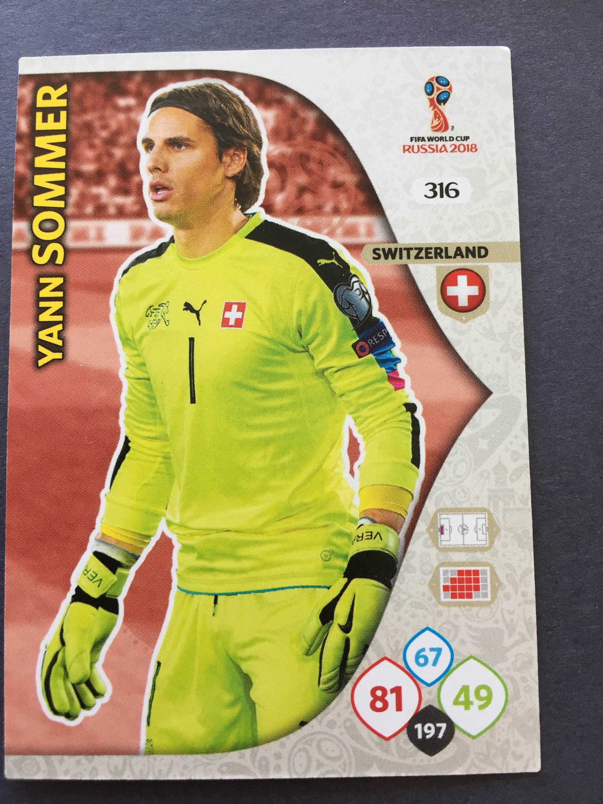 316. YANN SOMMER -SWITZERLAND