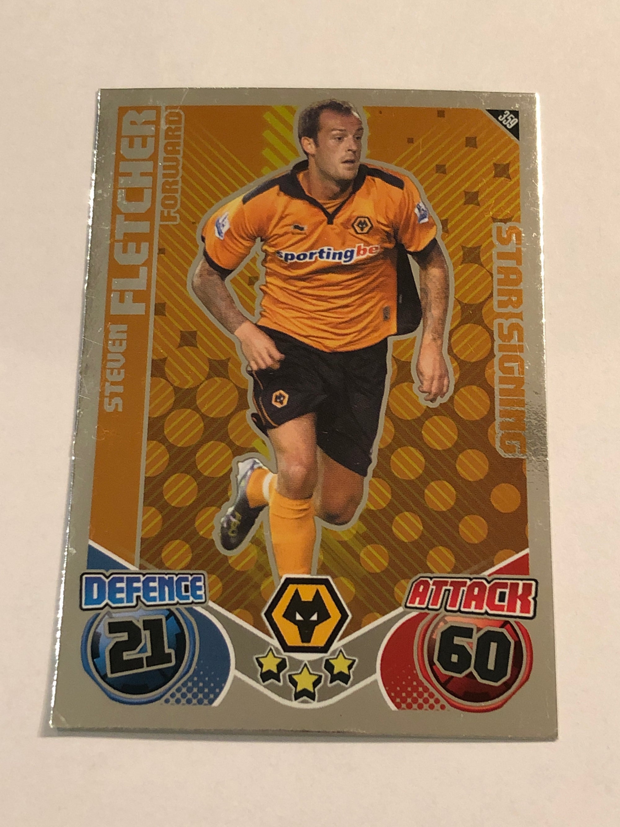 359. STEVEN FLETCHER - WOLVERHAMPTON WANDERERS - STAR SIGNING