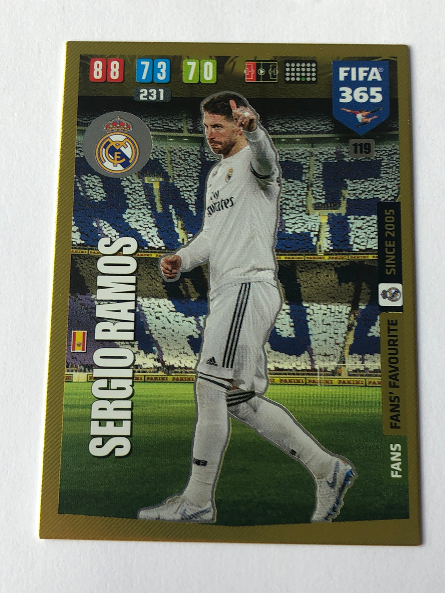 119. SERGIO RAMOS - REAL MADRID - FANS FANS’ FAVOURITE