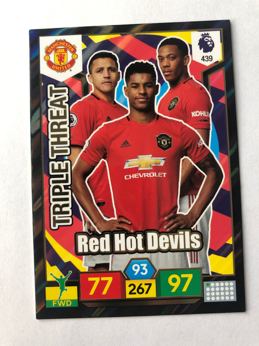 439. TRIPLE THREAT - MANCHESTER UNITED - RED HOT DEVILS