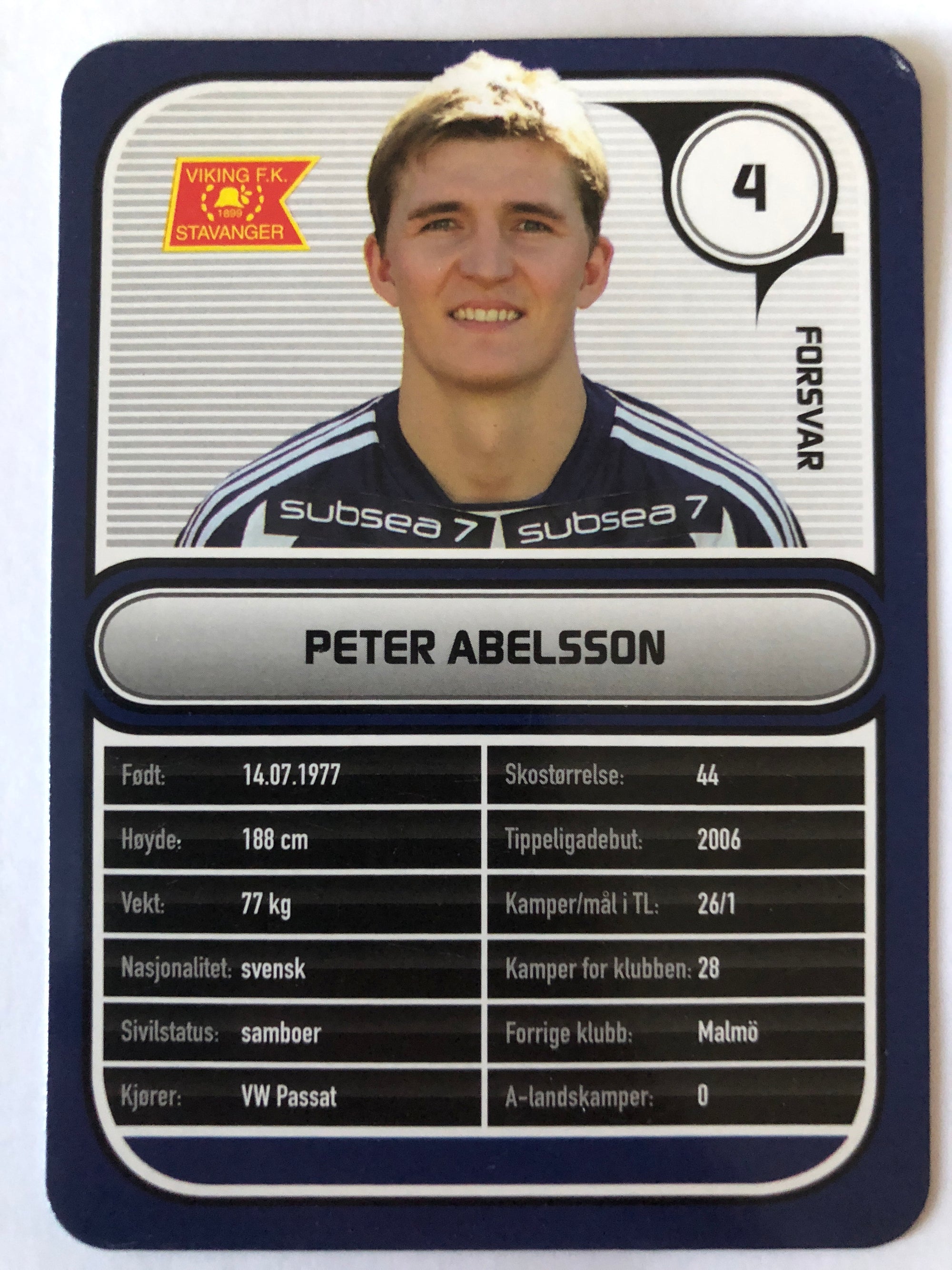 VIKING 004. PETER ABELSSON