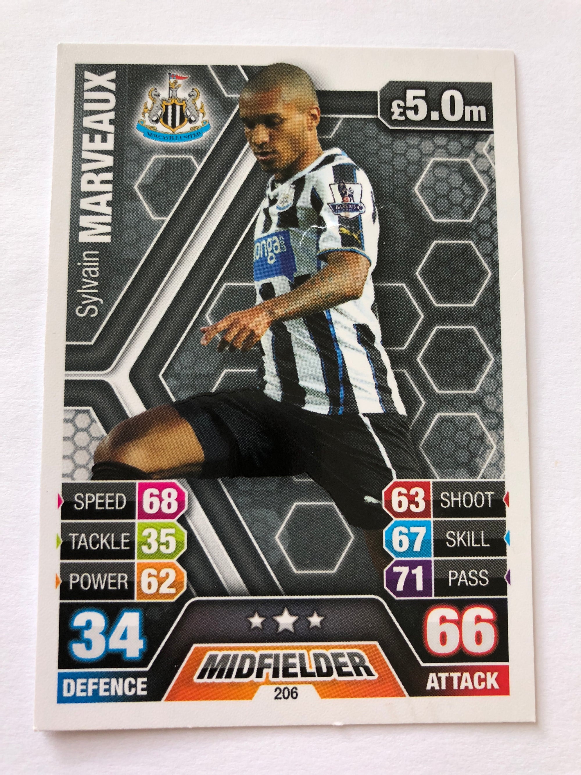 206. SYLVAIN MARVEAUX - NEWCASTLE UNITED