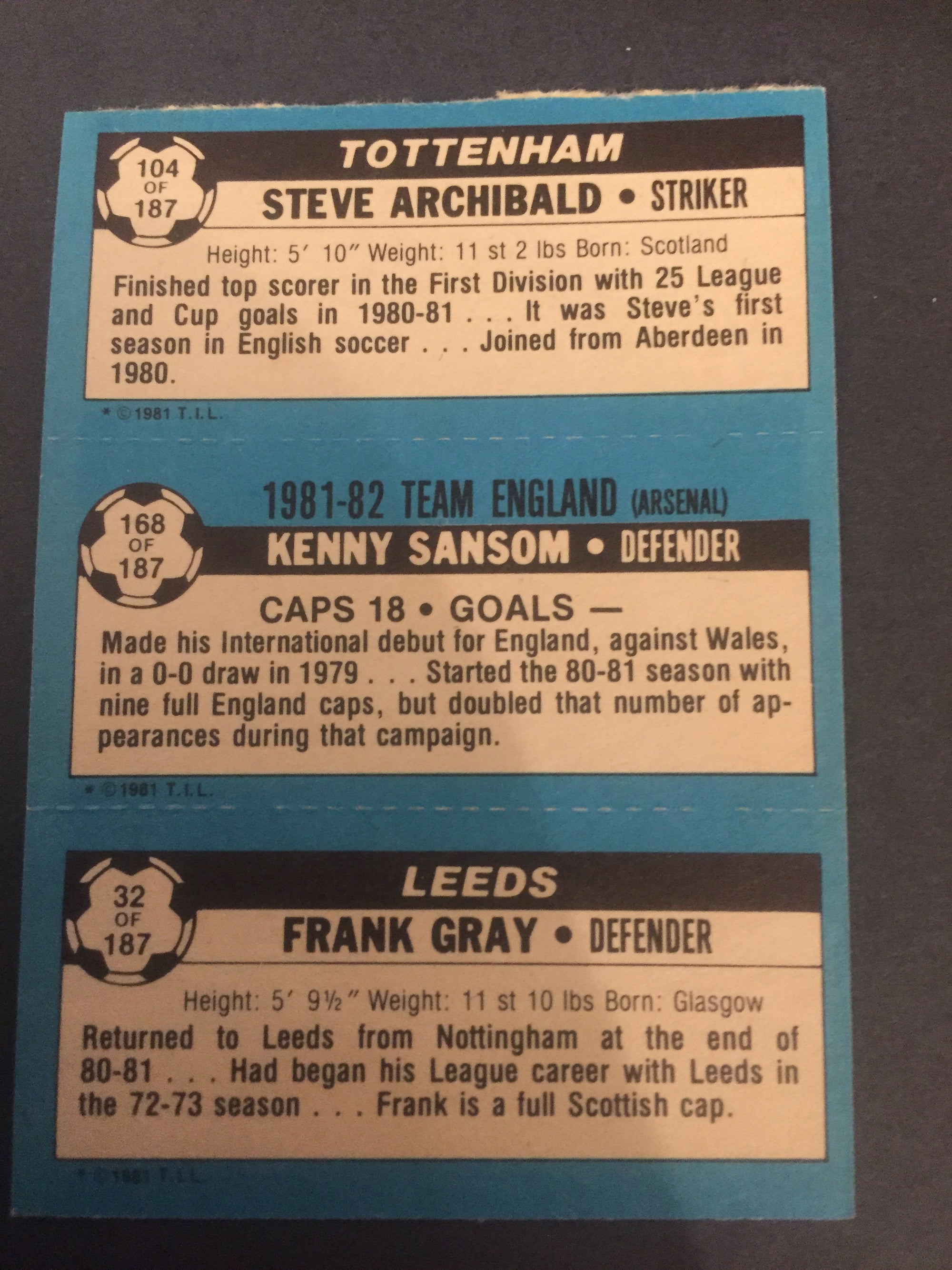 104 - 168 - 32 - ARCHIBALD, SAMSOM, GRAY