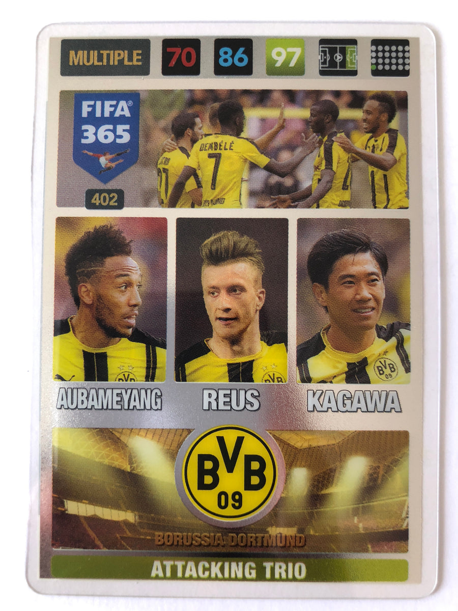 402. BORUSSIA DORTMUND - AUBAMEYANG - REUS - KAGAWA - MULTIPLE - ATTACKING TRIO