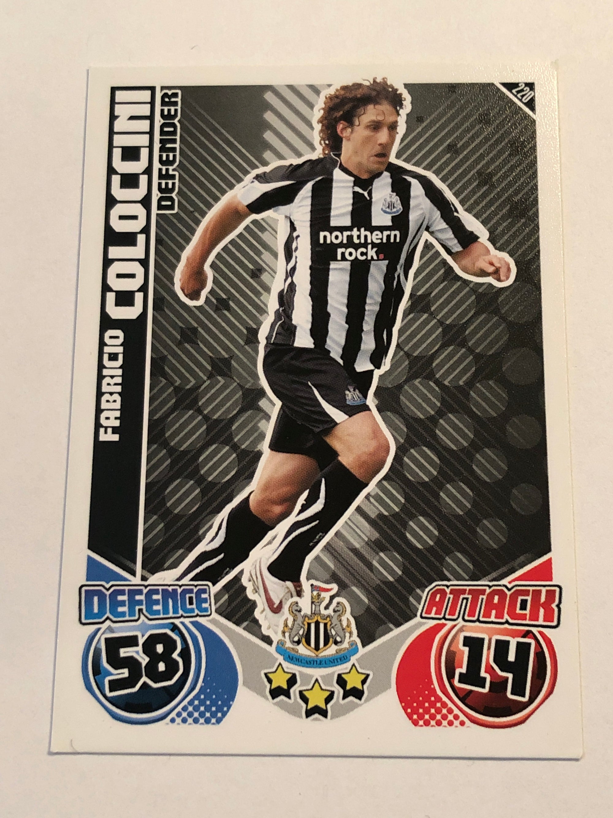 220. FABRICIO COLOCCINI - NEWCASTLE UNITED