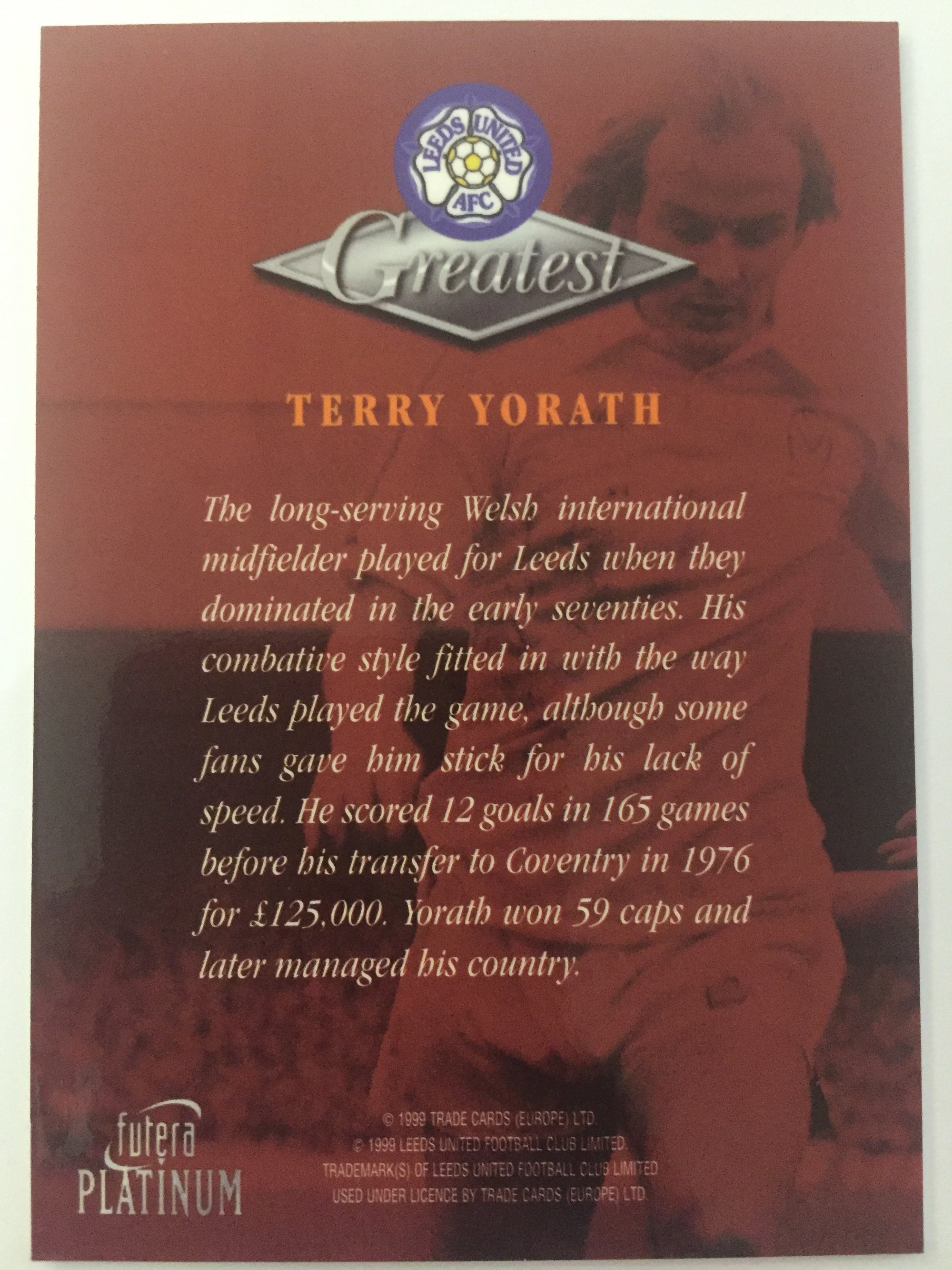 TERRY YORATH - LEEDS UNITED