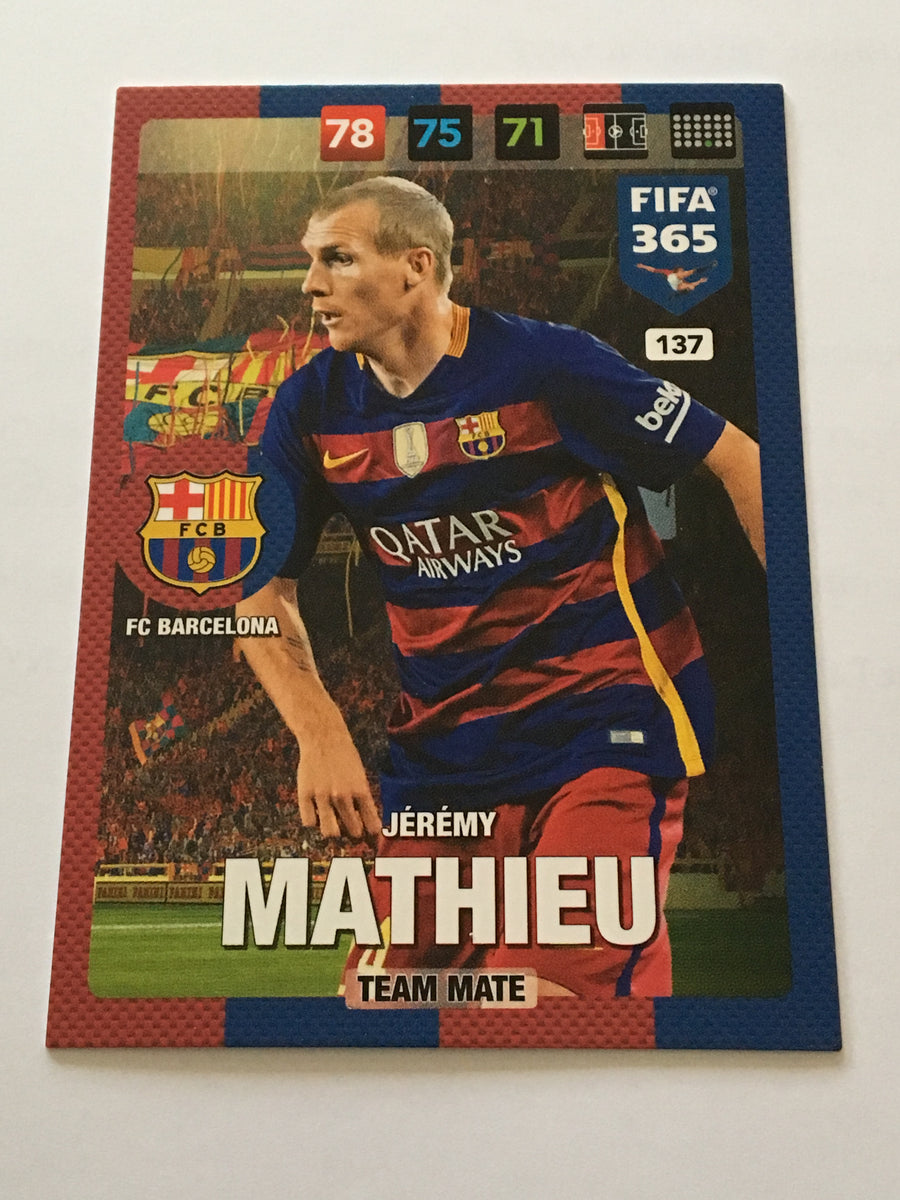137. JÉRÉMY MATHIEU - FC BARCELONA - TEAM MATE