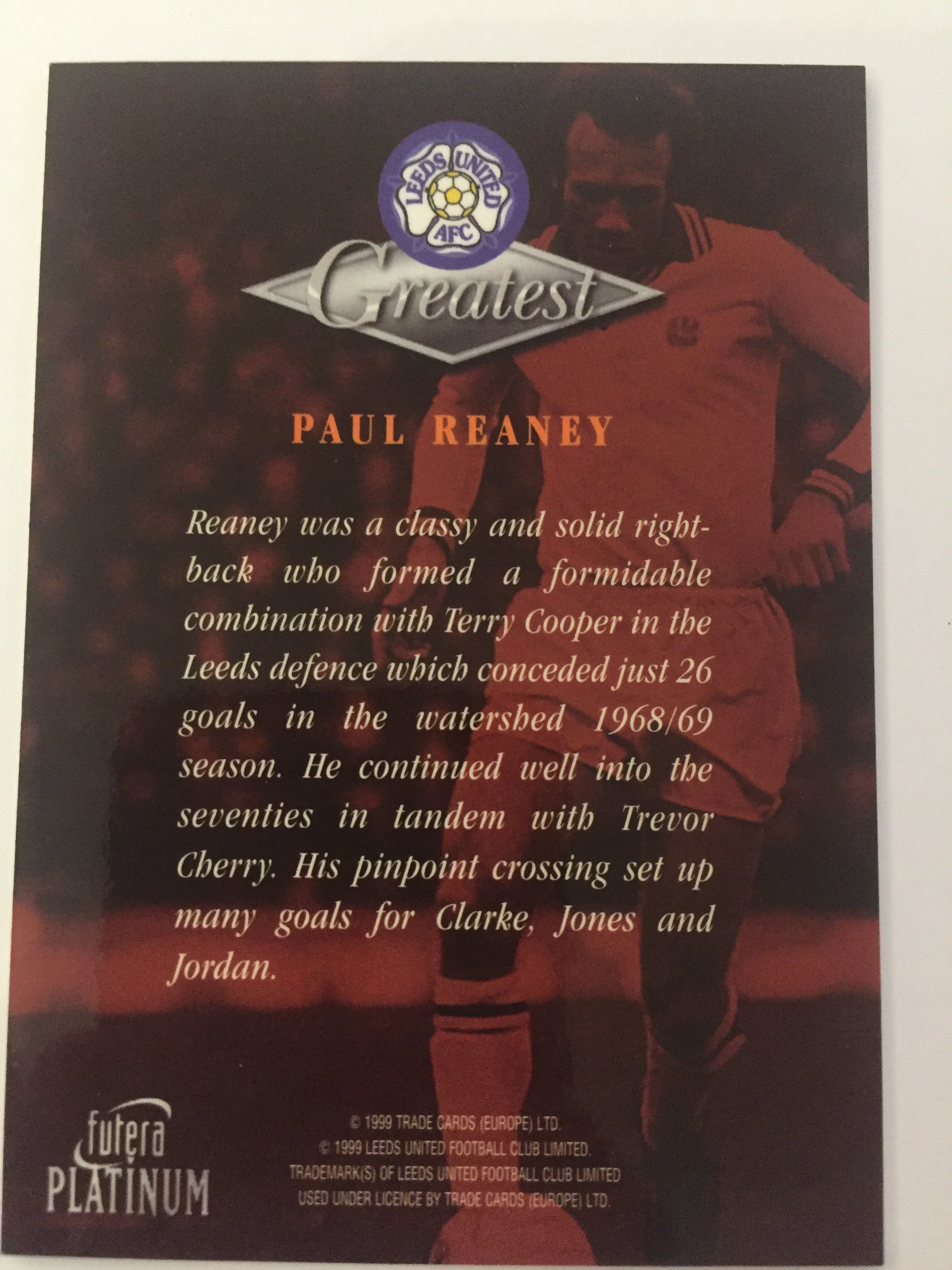 PAUL REANEY - LEEDS UNITED