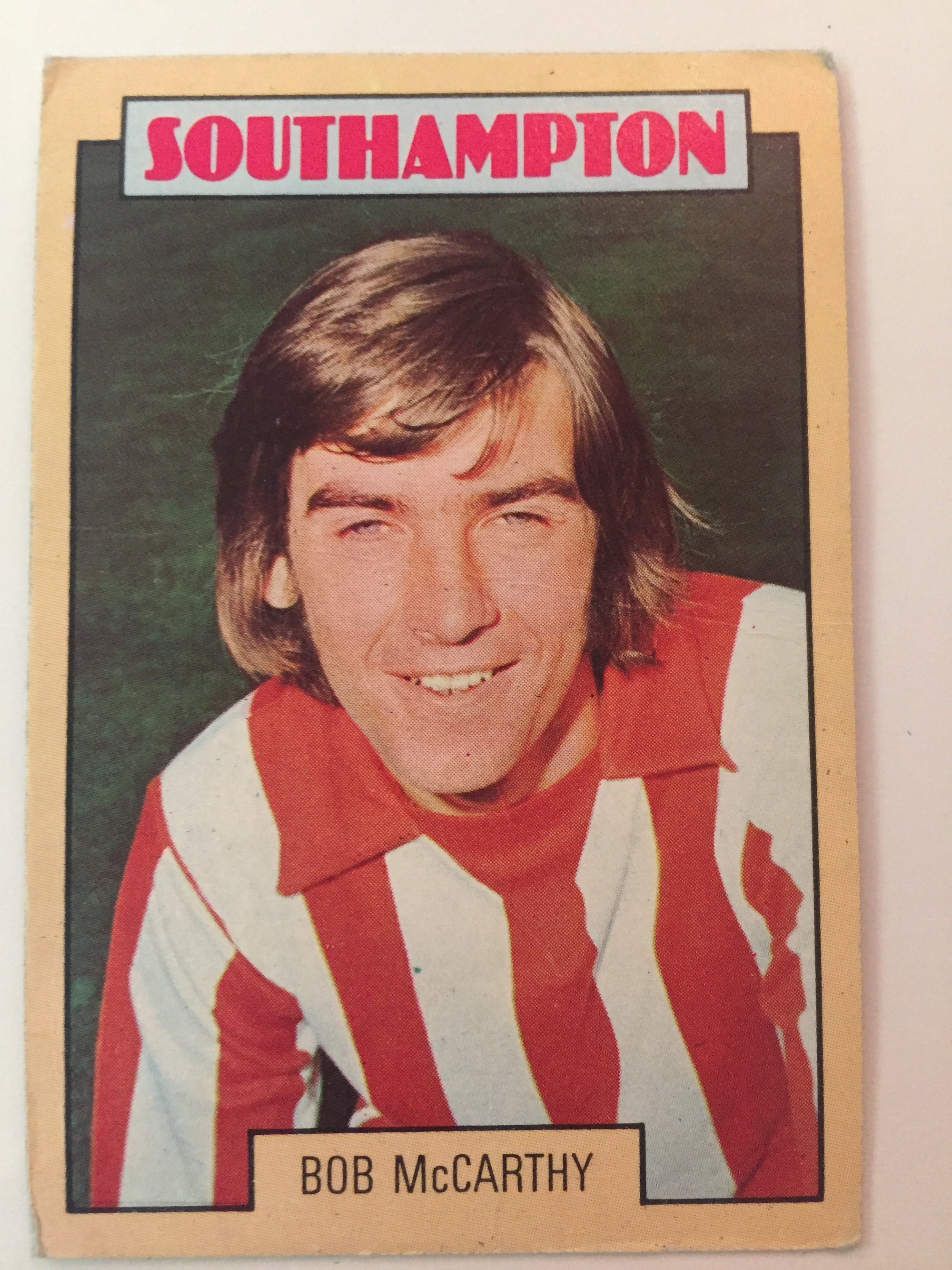 037. BOB MCCARTHY - SOUTHAMPTON