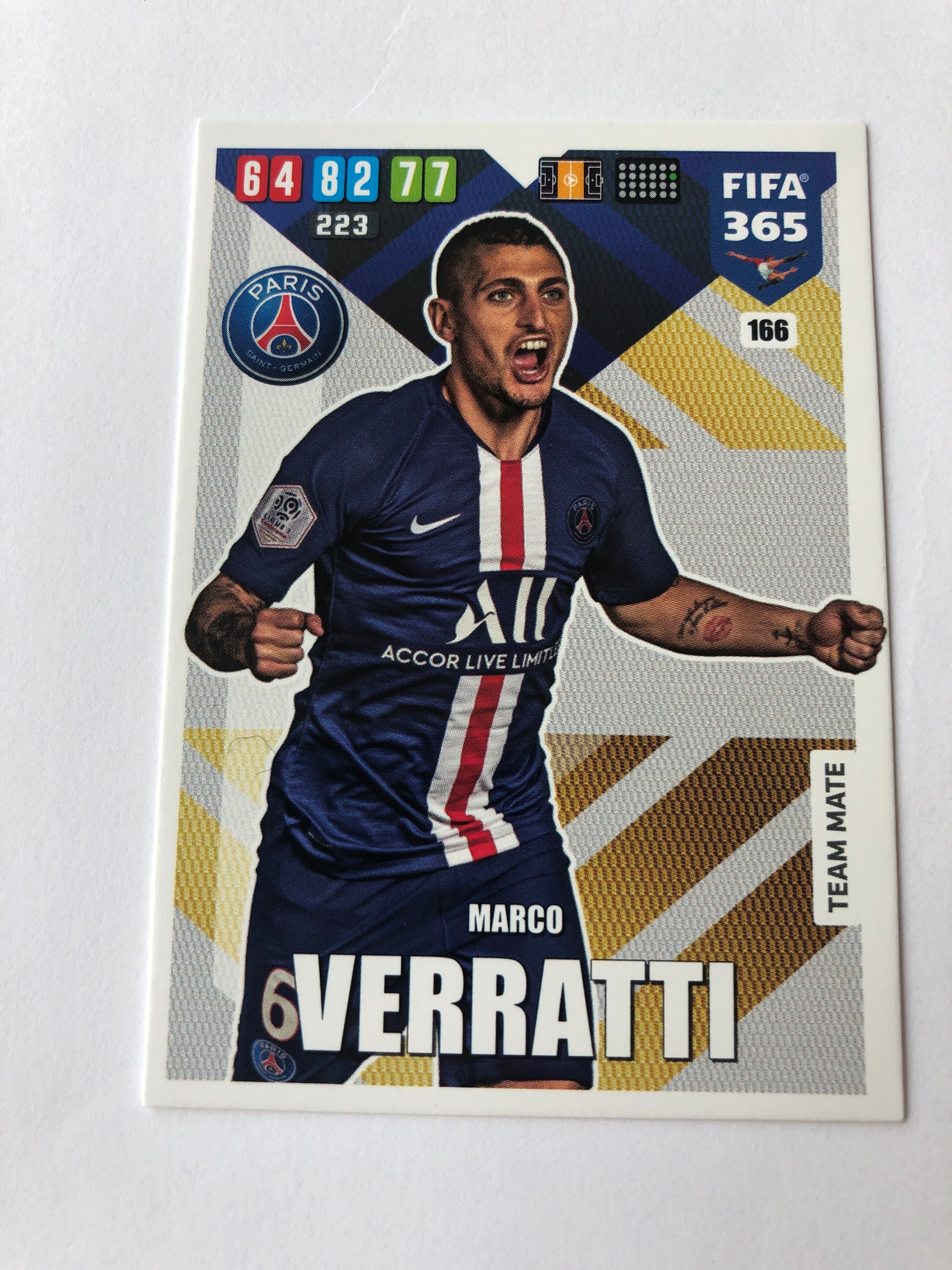 166. MARCO VERRATTI - PARIS SAINT-GERMAIN - TEAM MATE