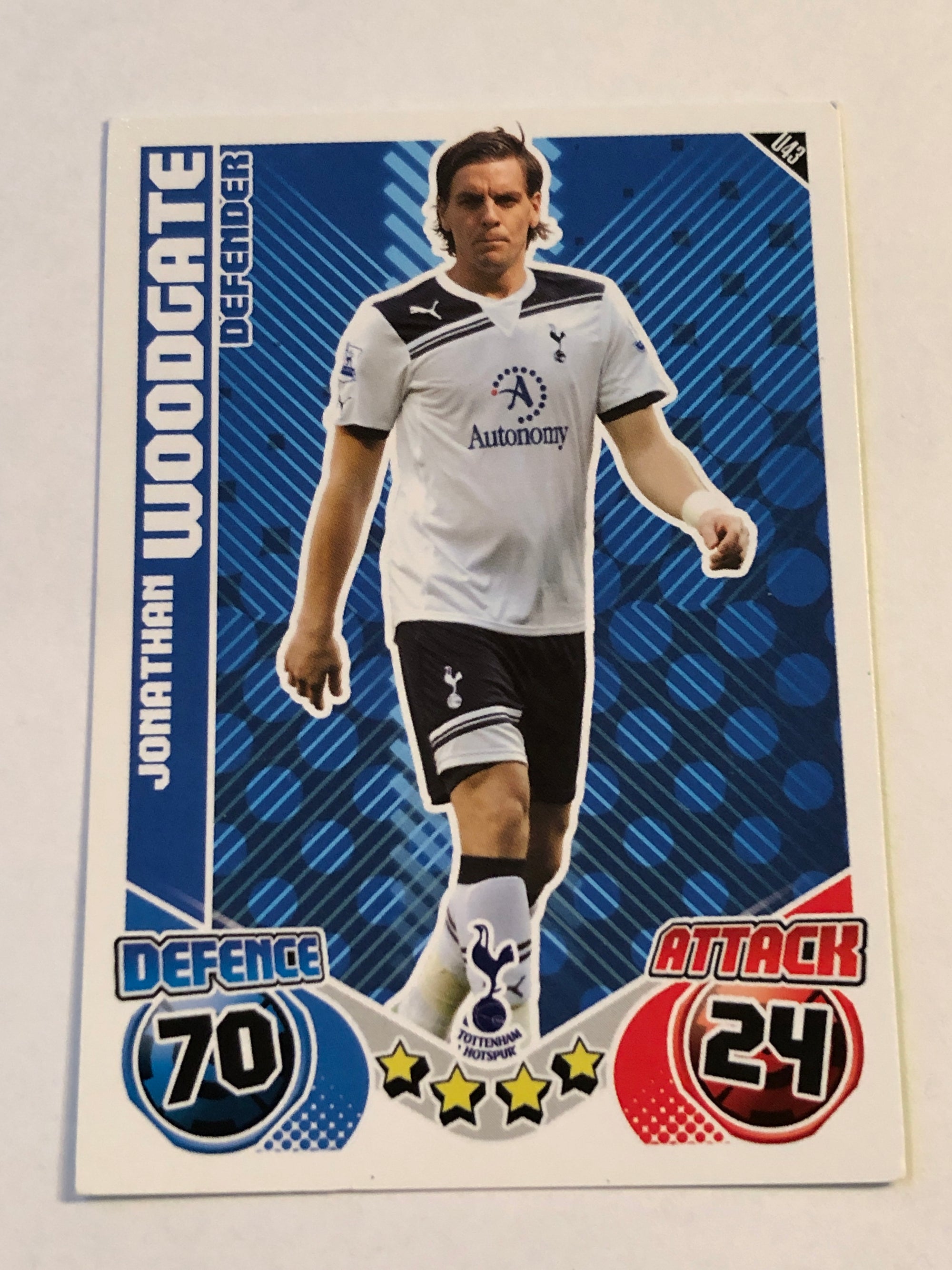 U43. JONATHAN WOODGATE - TOTTENHAM