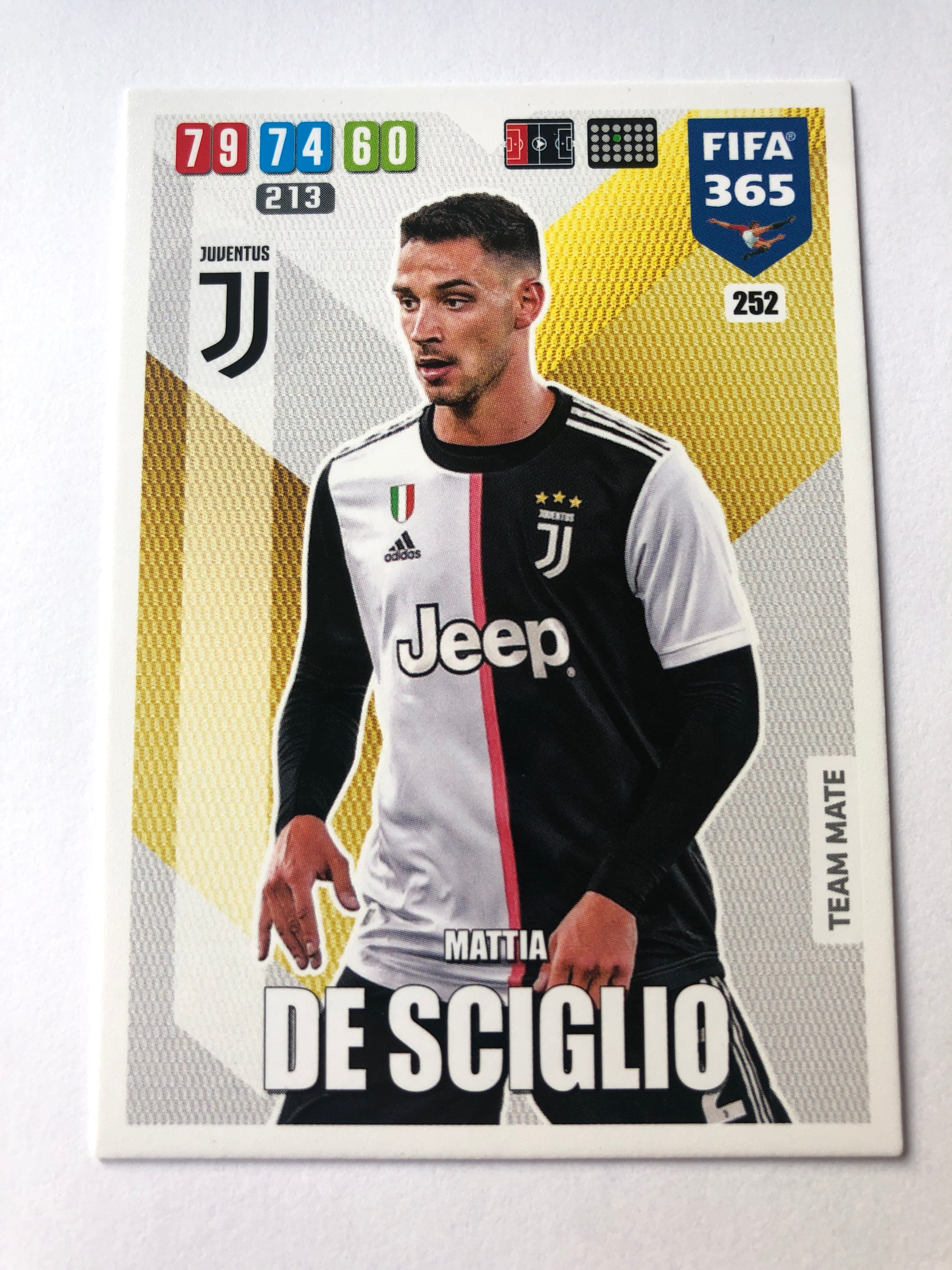 252. MATTIA DE SCIGLIO - JUVENTUS - TEAM MATE