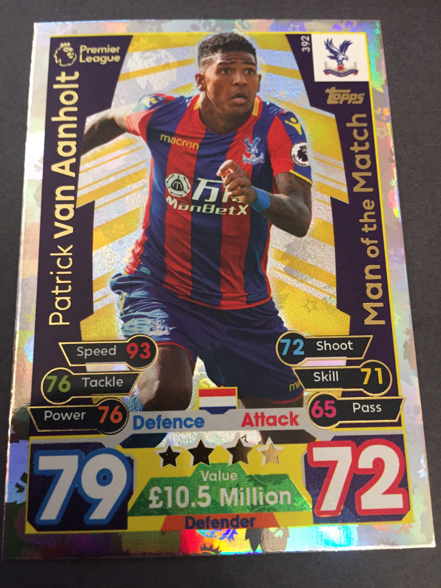 392. PATRICK VAN AANHOLT - CRYSTAL PALACE - MAN OF THE MATCH