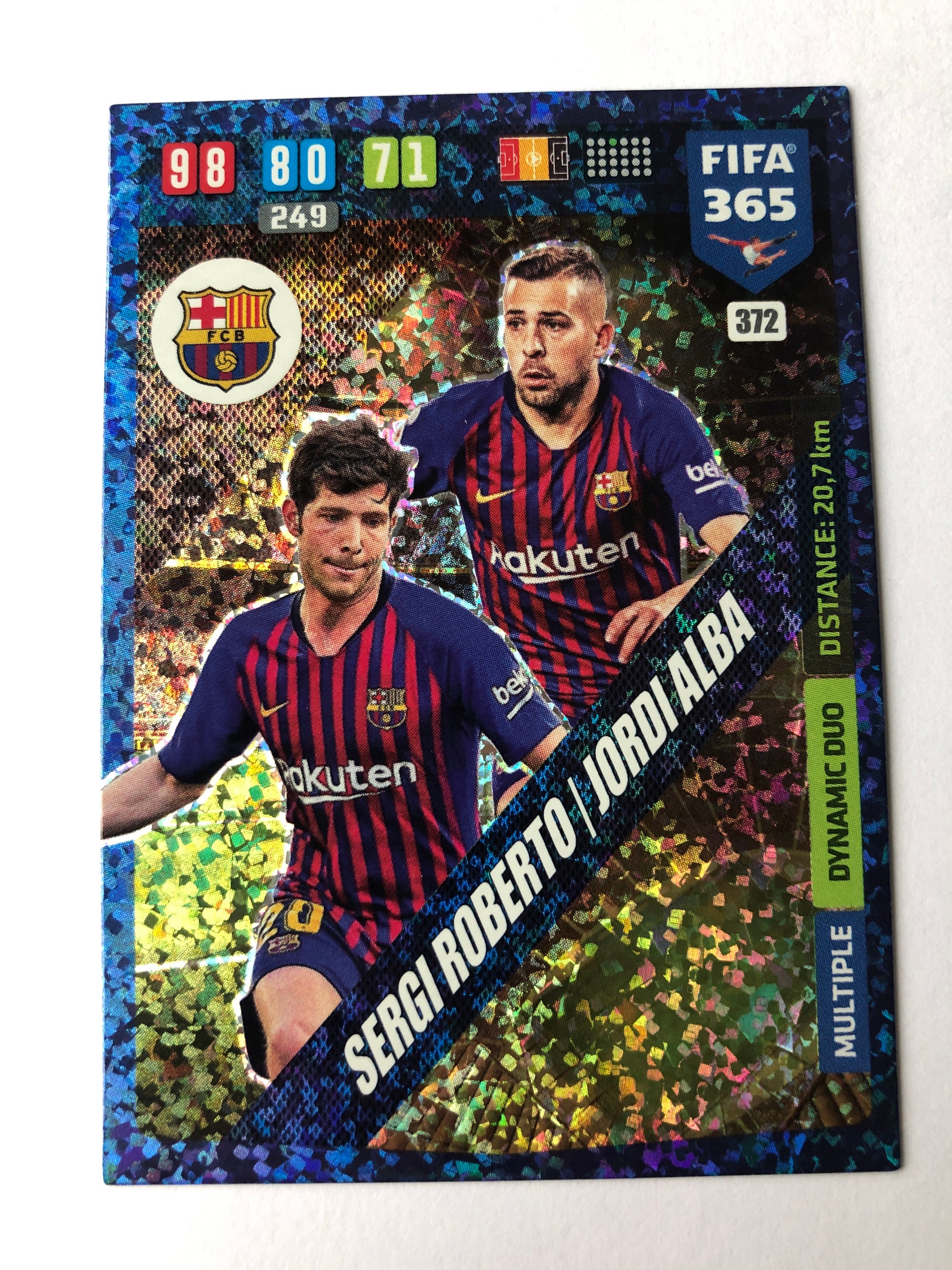 372. SERGI ROBERTO/JORDI ALBA - BARCELONA - MULTIPLE DYNAMIC DUO