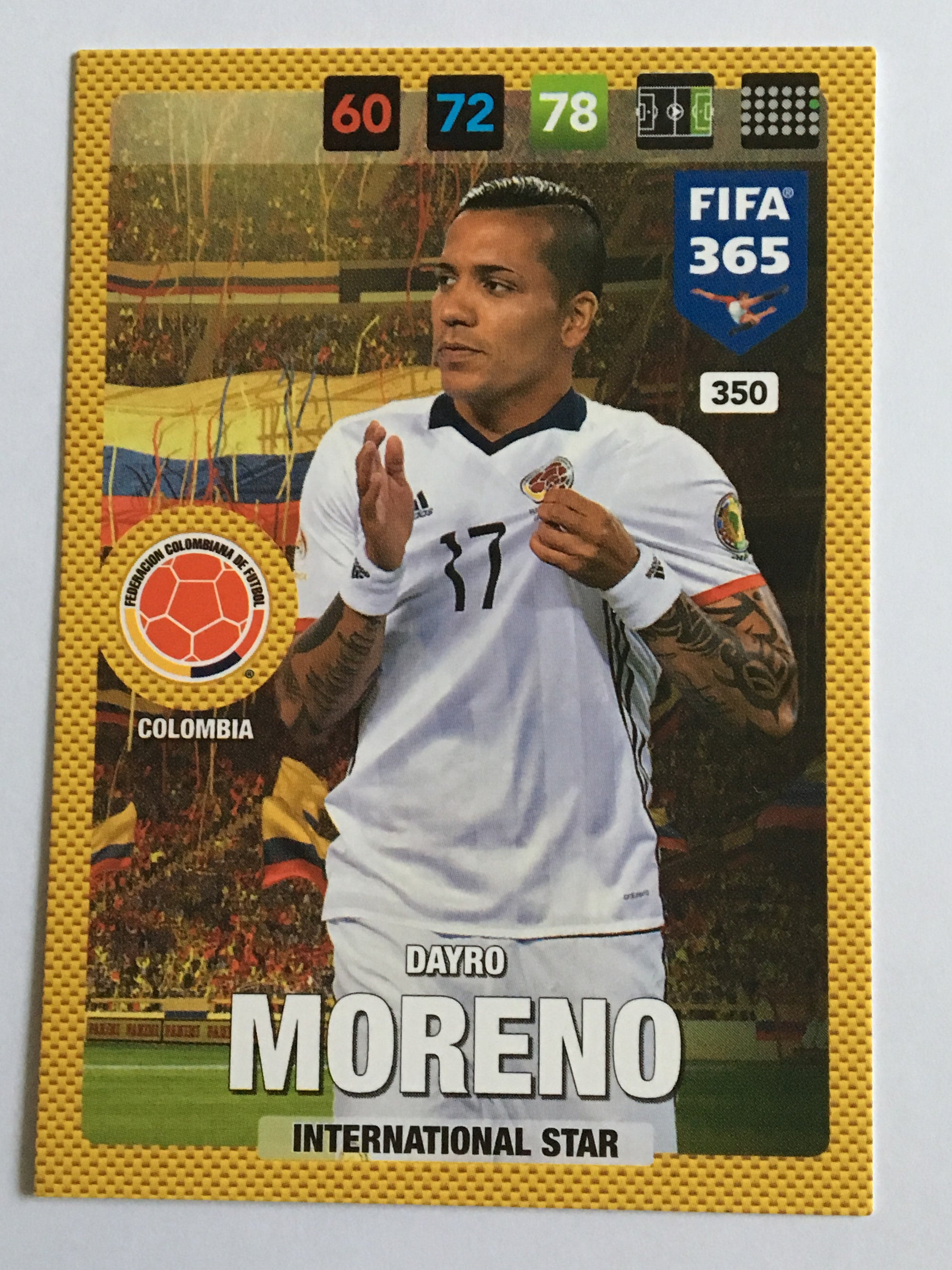 350. DAYRO MORENO - COLOMBIA - INTERNATIONAL STAR