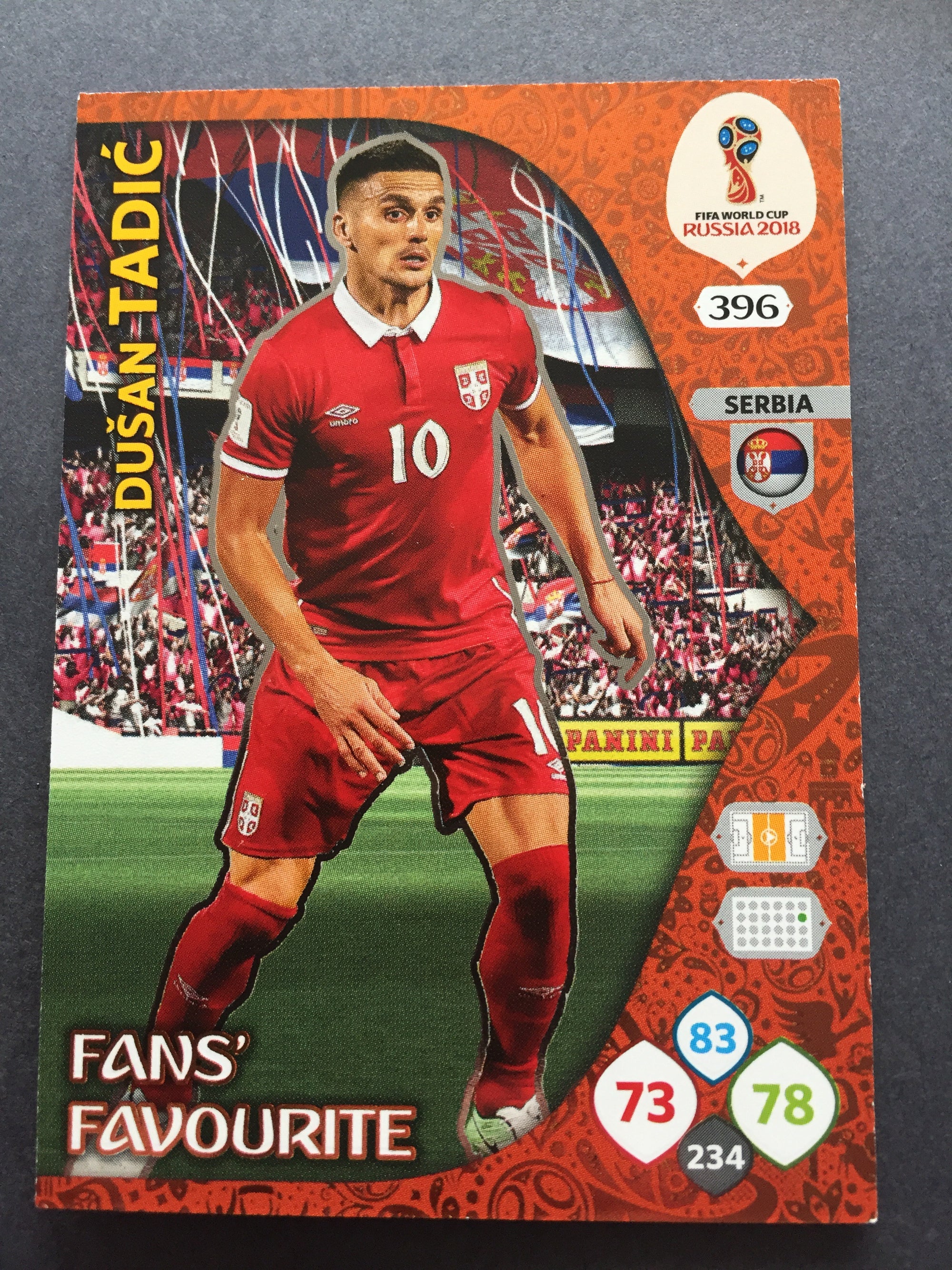 396. DUSAN TADIC - SERBIA - FANS FAVOURITE