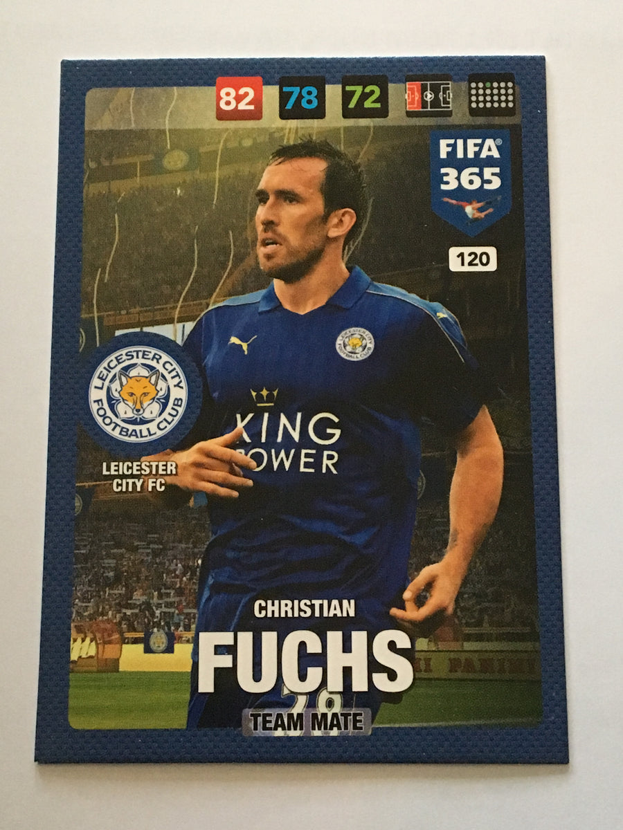 120. CHRISTIAN FUCHS - LEICESTER CITY FC - TEAM MATE