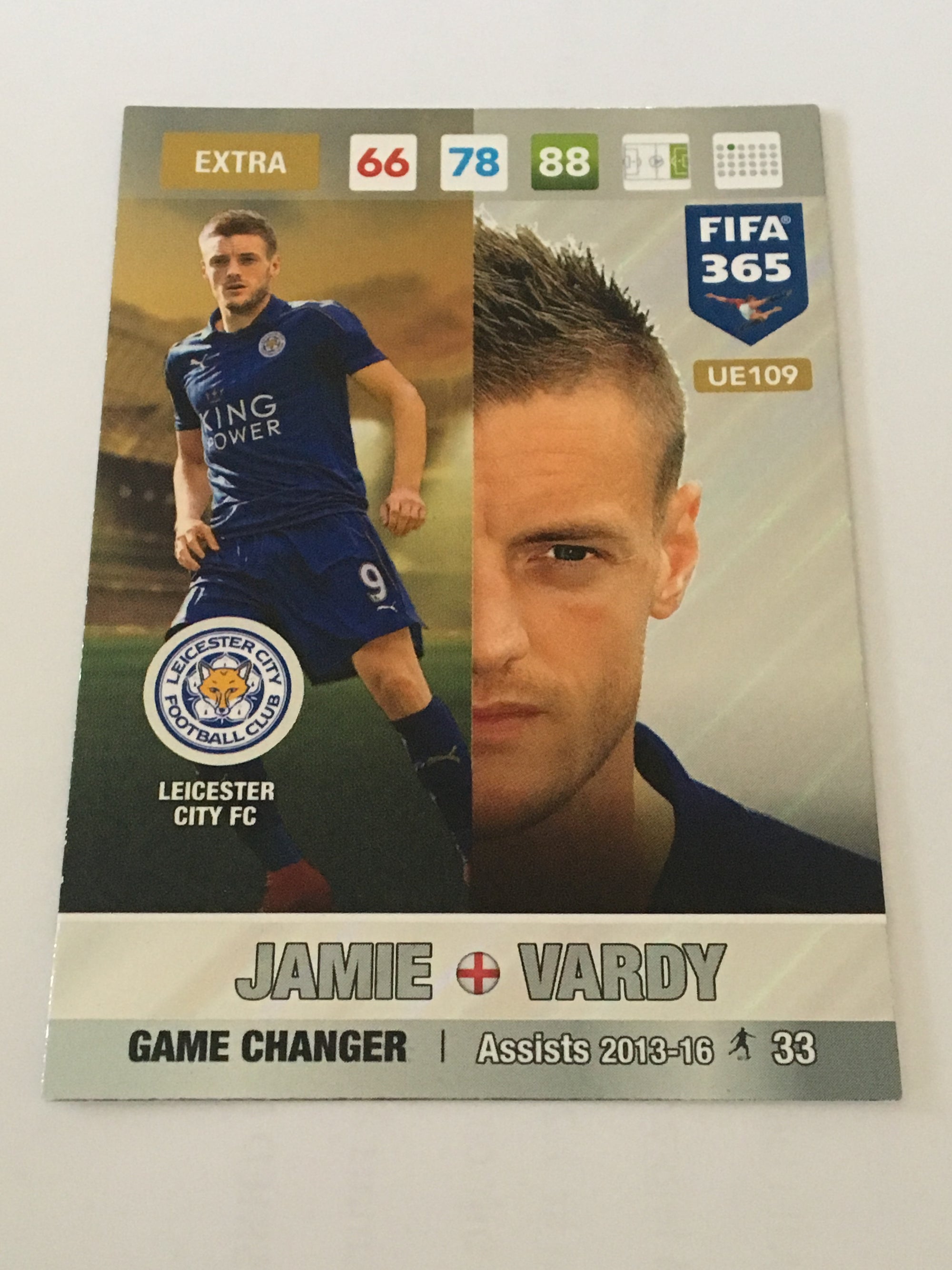 UE109 - JAMIE VARDY - LEICESTER CITY FC - EXTRA - GAME CHANGER