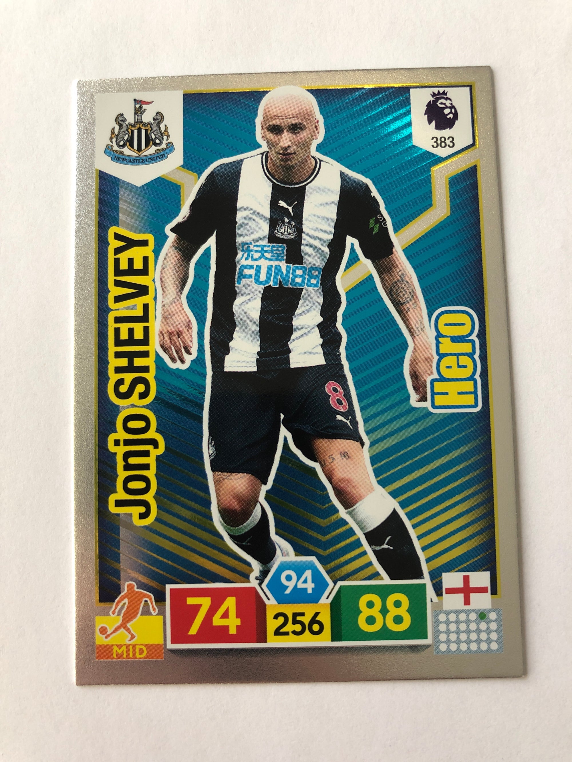 383. JONJO SHELVEY - NEWCASTLE UNITED - HERO