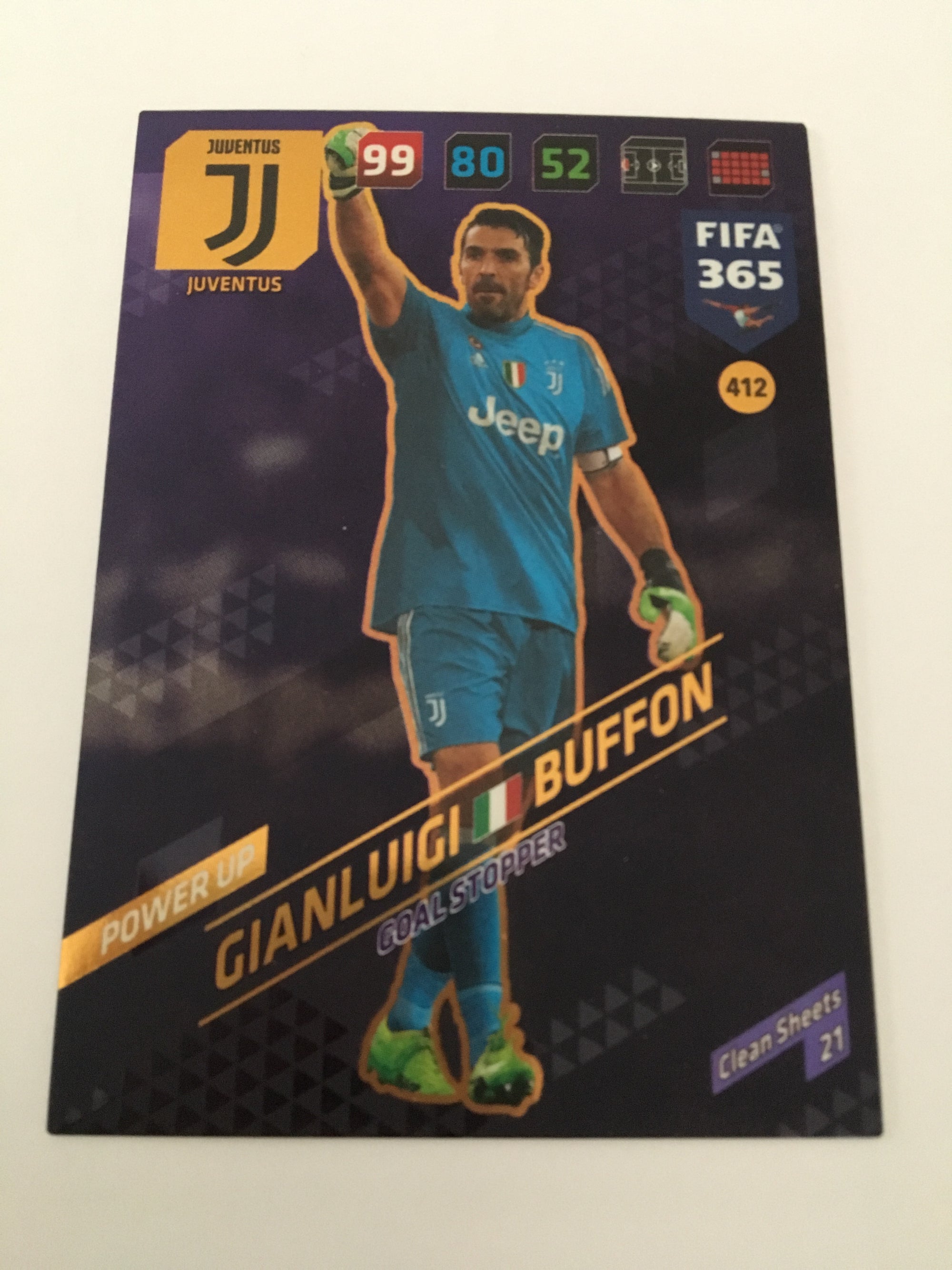 412. GIANLUIGI BUFFON - JUVENTUS - POWER UP - GOAL STOPPER