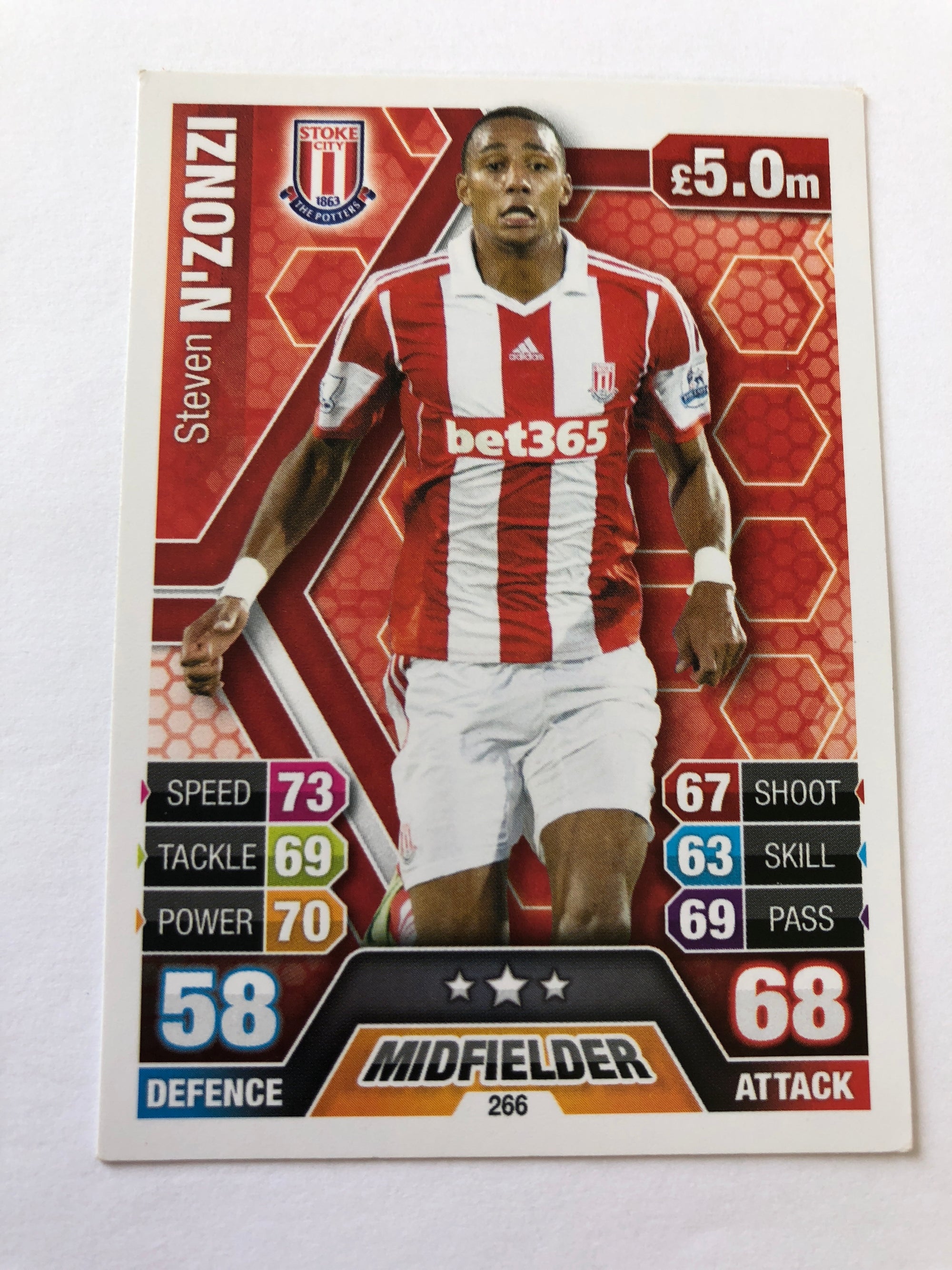 266. STEVEN N’ZONZI - STOKE CITY