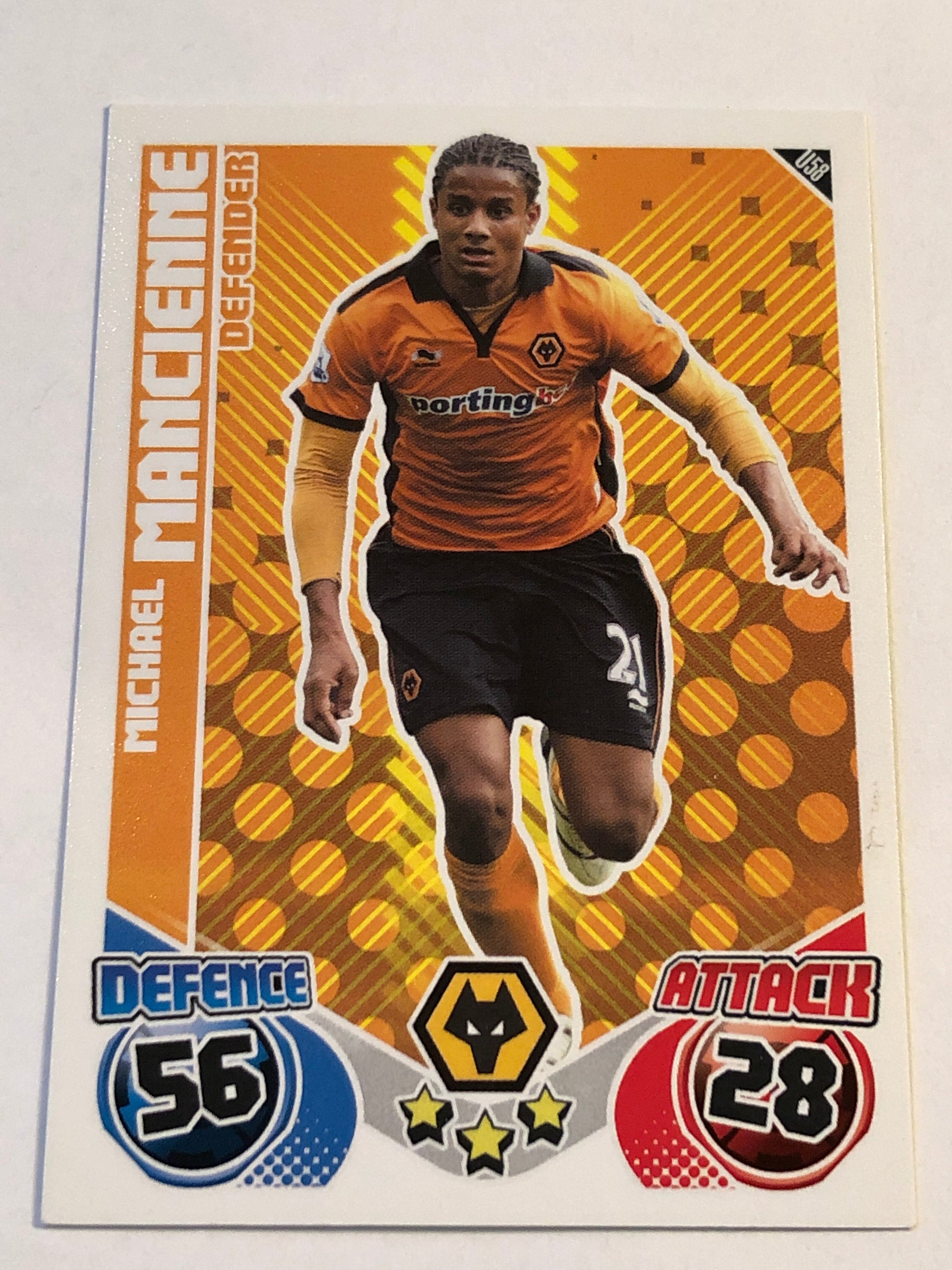 U58. MICHAEL MANCIENNE - WOLVERHAMPTON WANDERERS