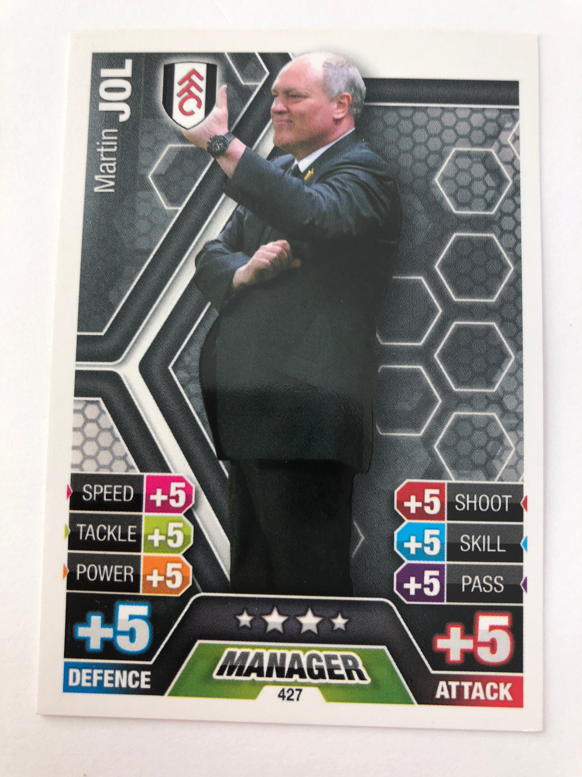 427. MARTIN JOL - FULHAM - MANAGER