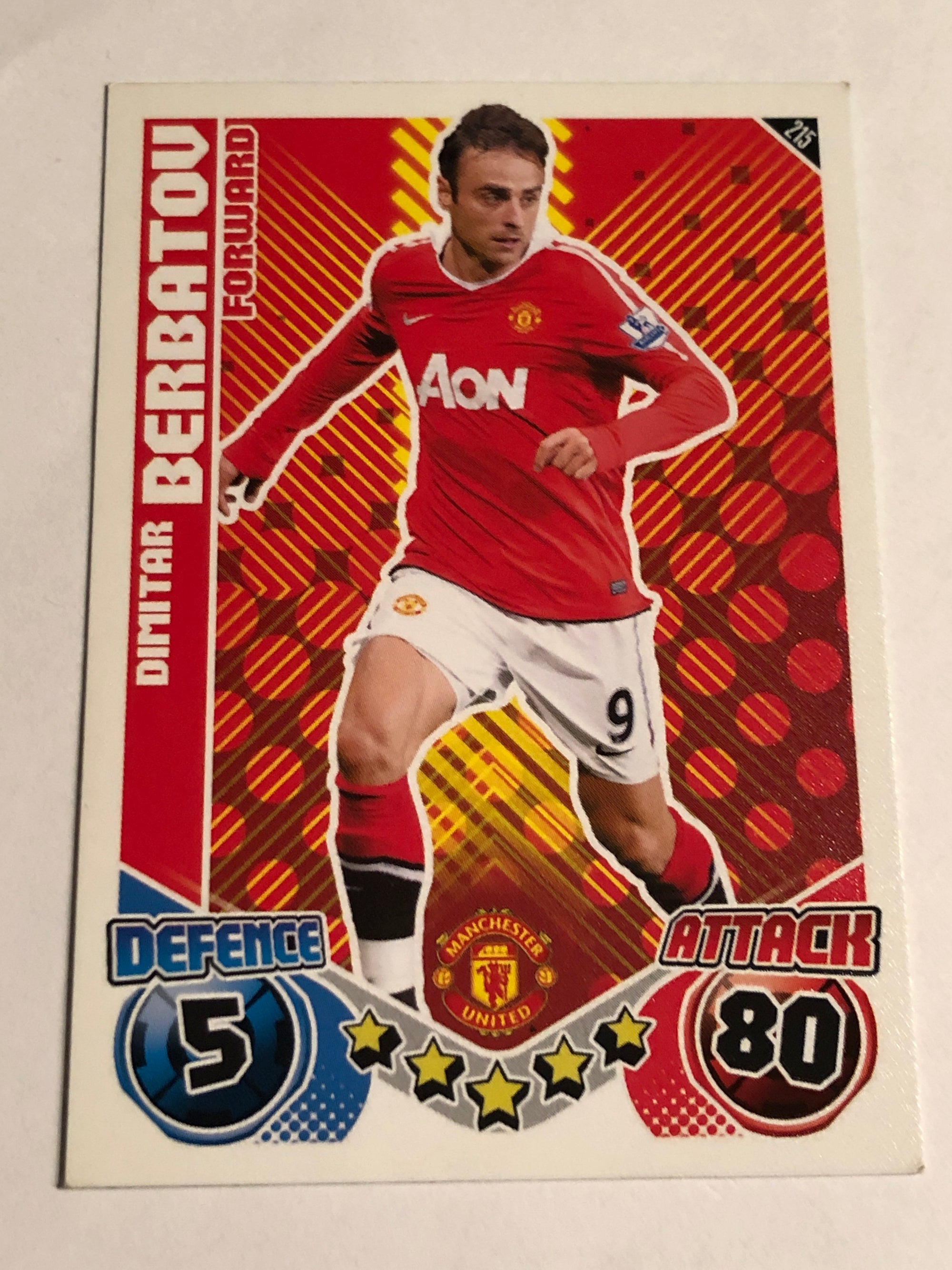 215. DIMITAR BERBATOV - MANCHESTER UNITED