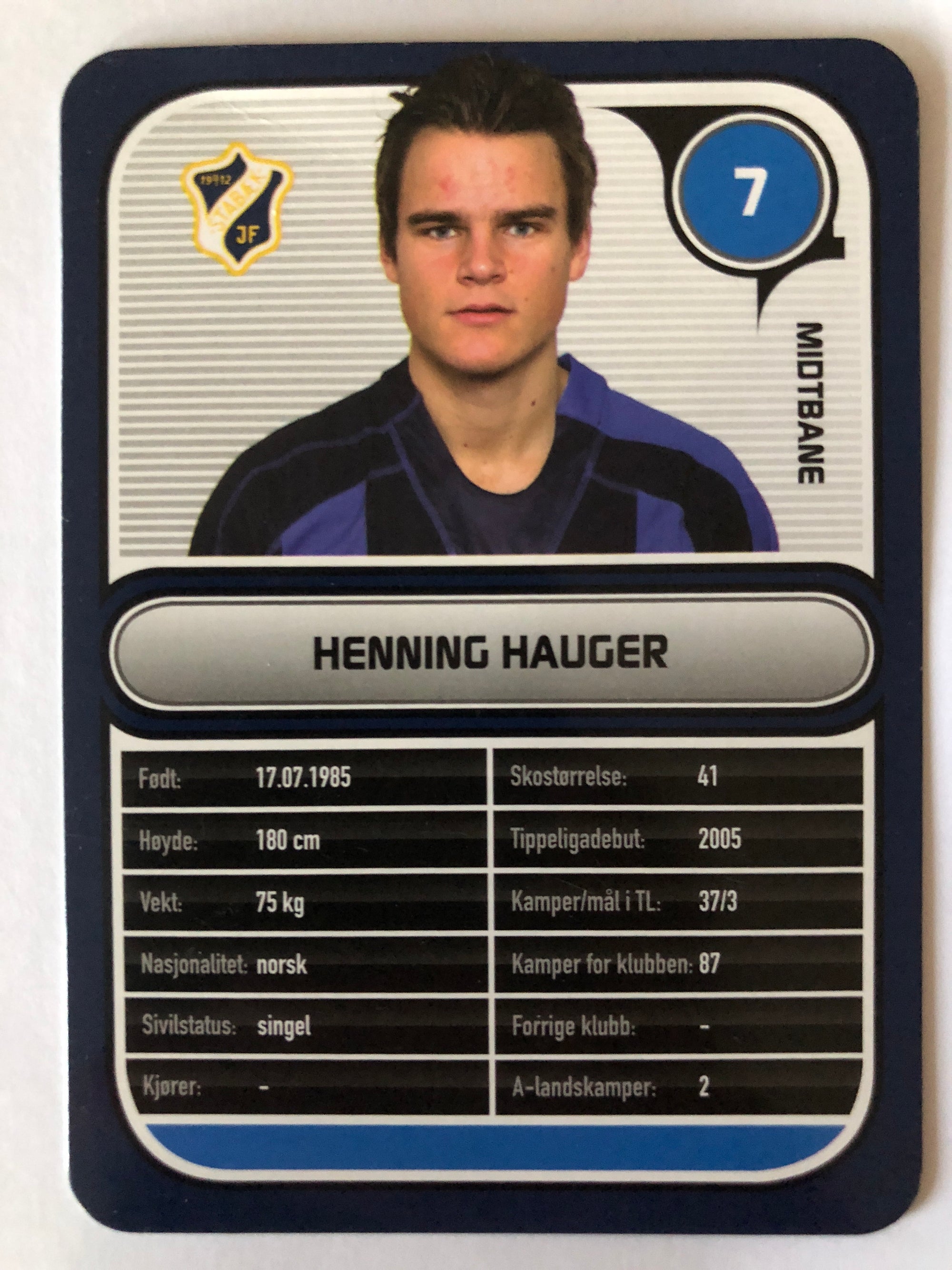STABÆK 007. HENNING HAUGER
