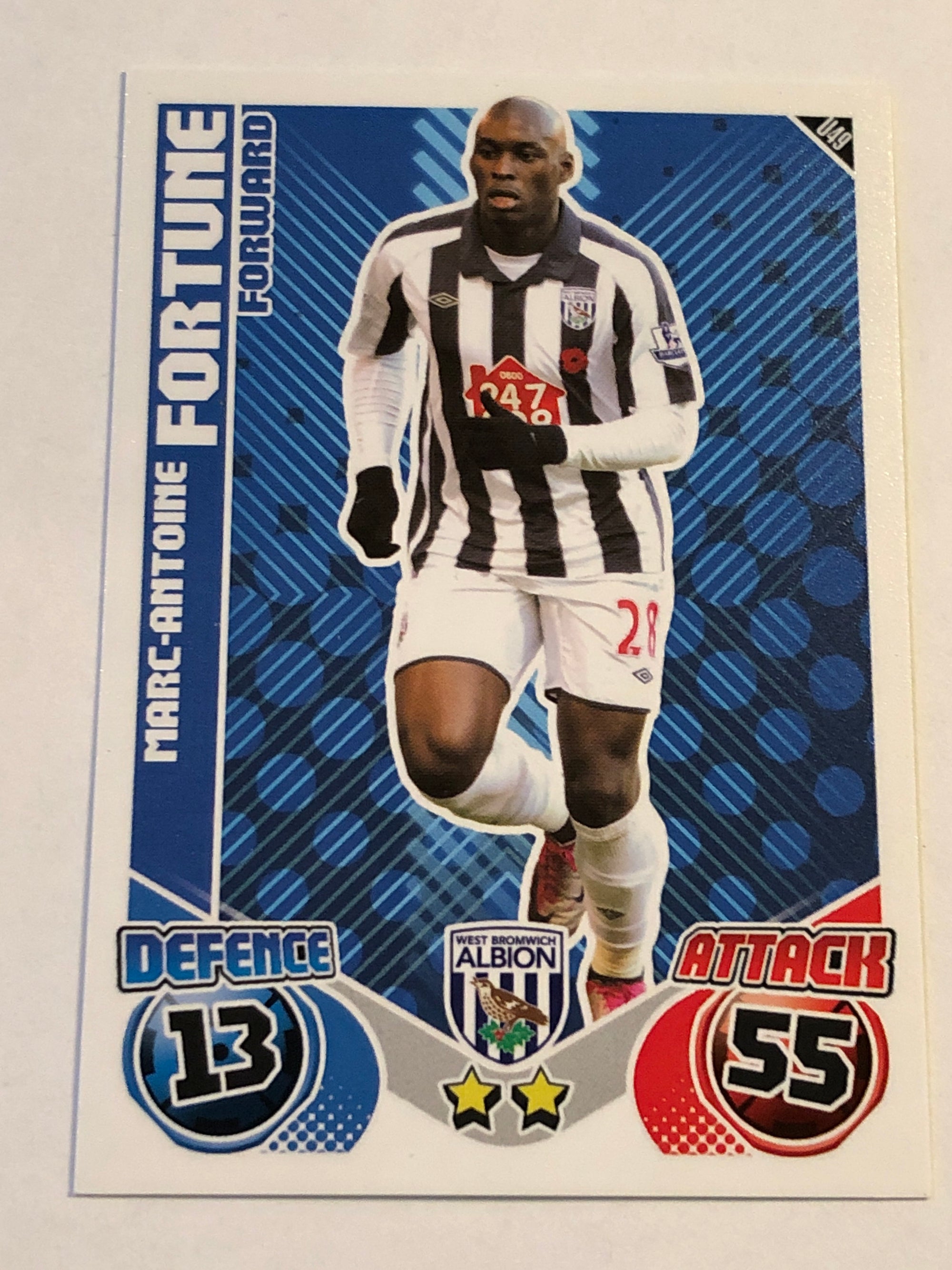 U49. MARC-ANTOINE FORTUNE - WEST BROMWICH ALBION