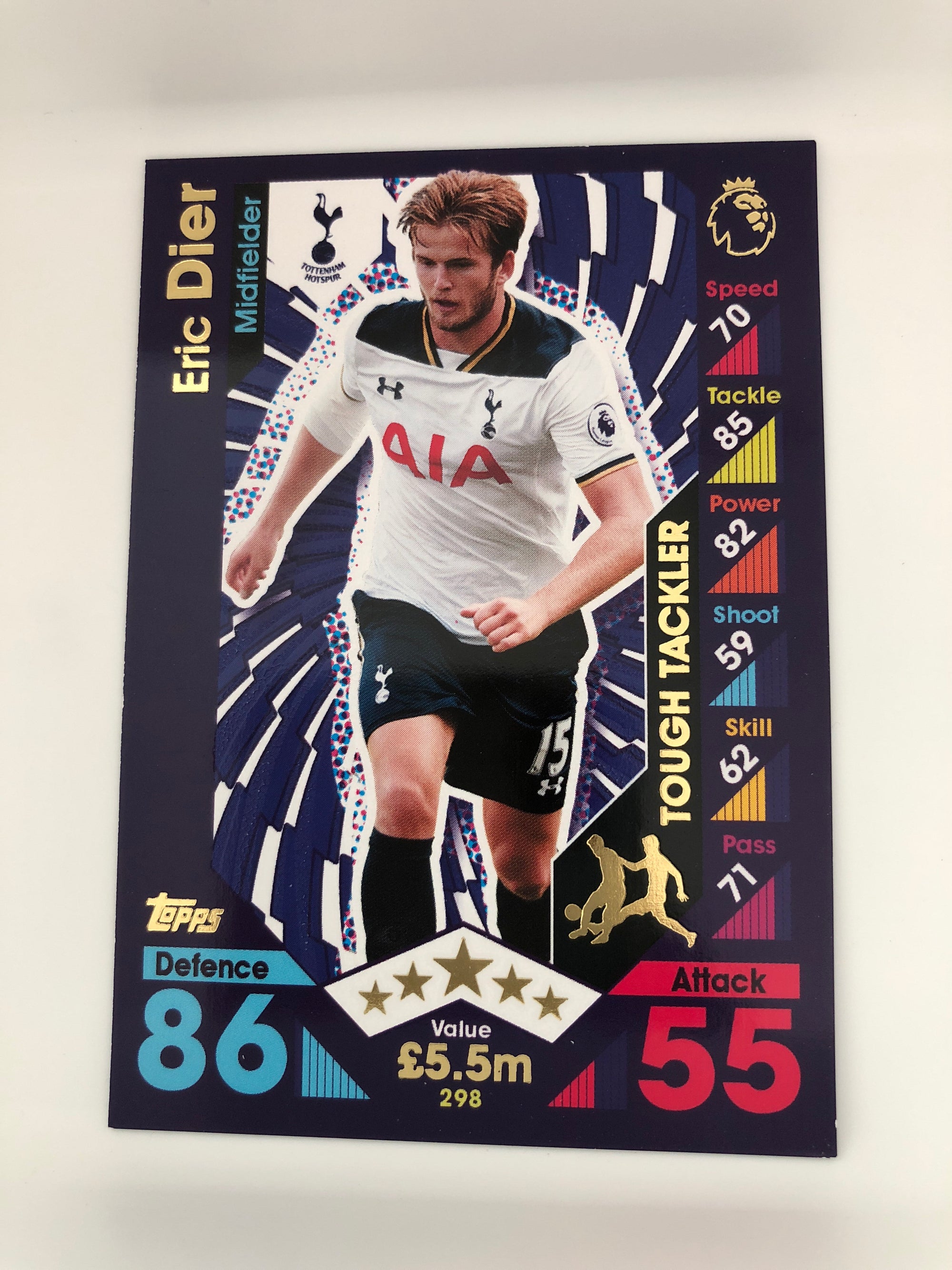 298. ERIC DIER - TOTTENHAM HOTSPUR - TOUGH TAKLER