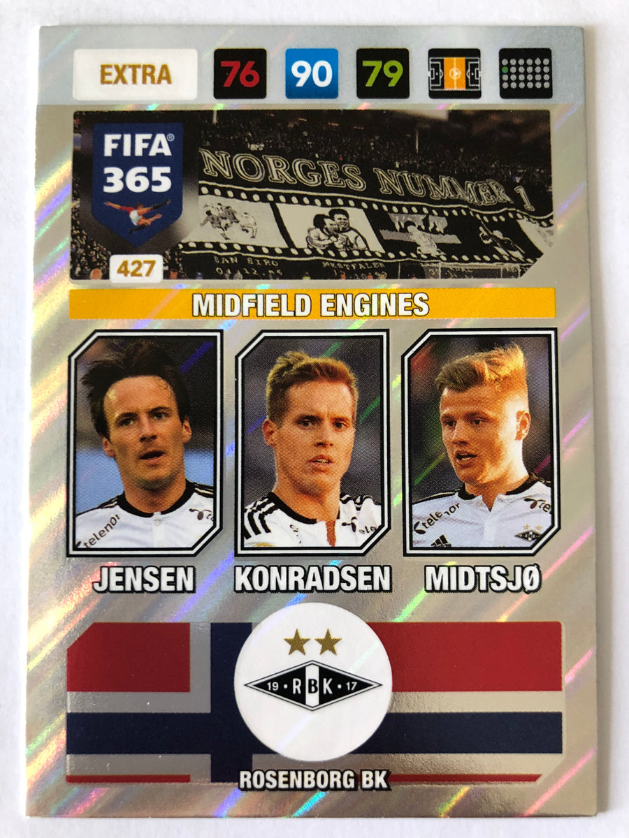 427. ROSENBORG BK - JENSEN - KONRADSEN - MIDTSJØ - EXTRA - MIDFIELD ENGINES
