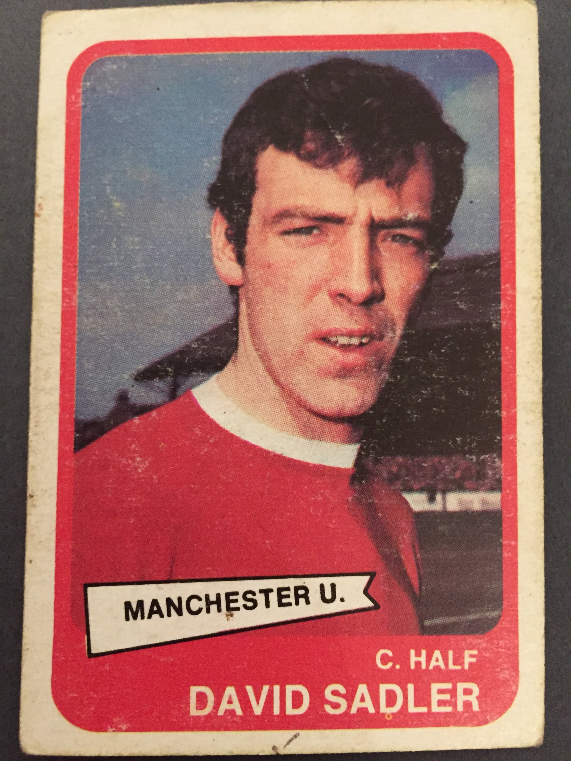 012. DAVID SADLER - MANCHESTER UNITED