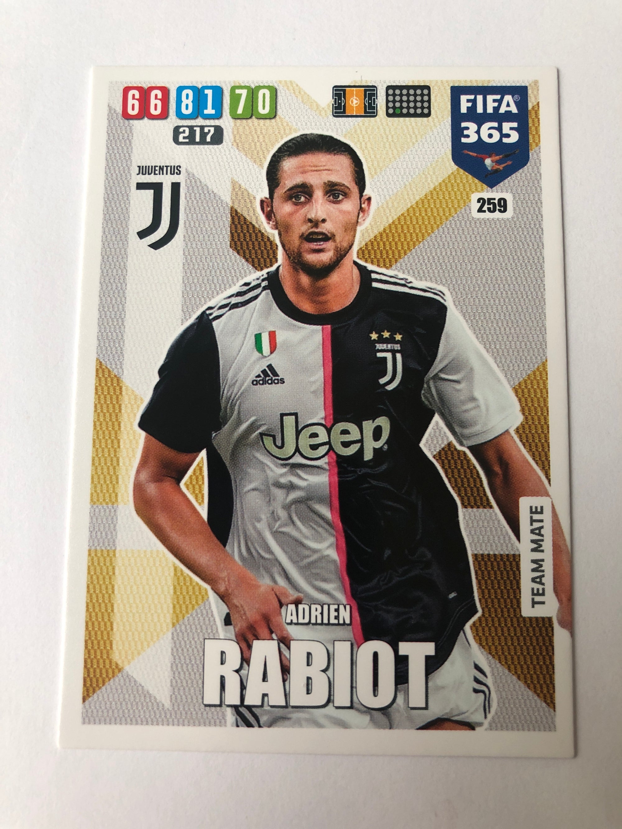 259. ADRIEN RABIOT - JUVENTUS - TEAM MATE