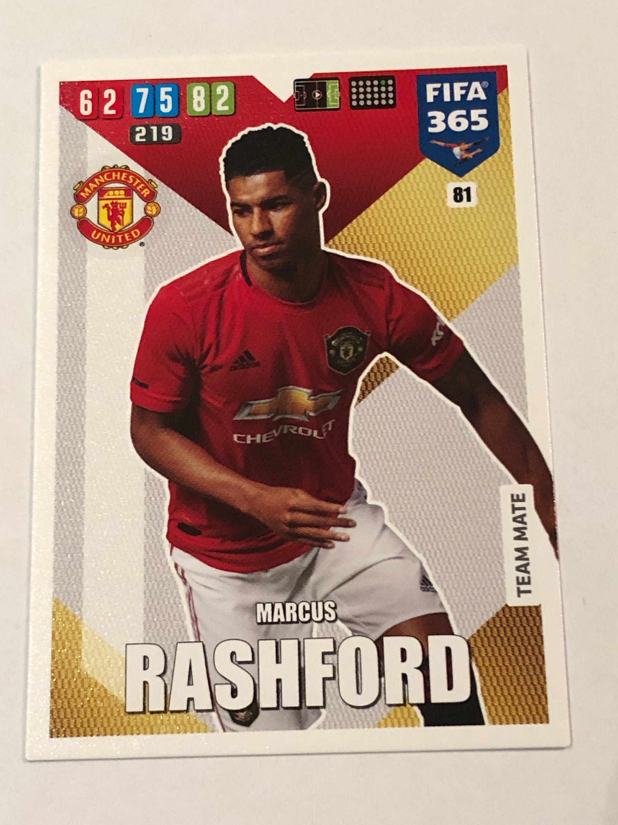 081. MARCUS RASHFORD - MANCHESTER UNITED - TEAM MATE