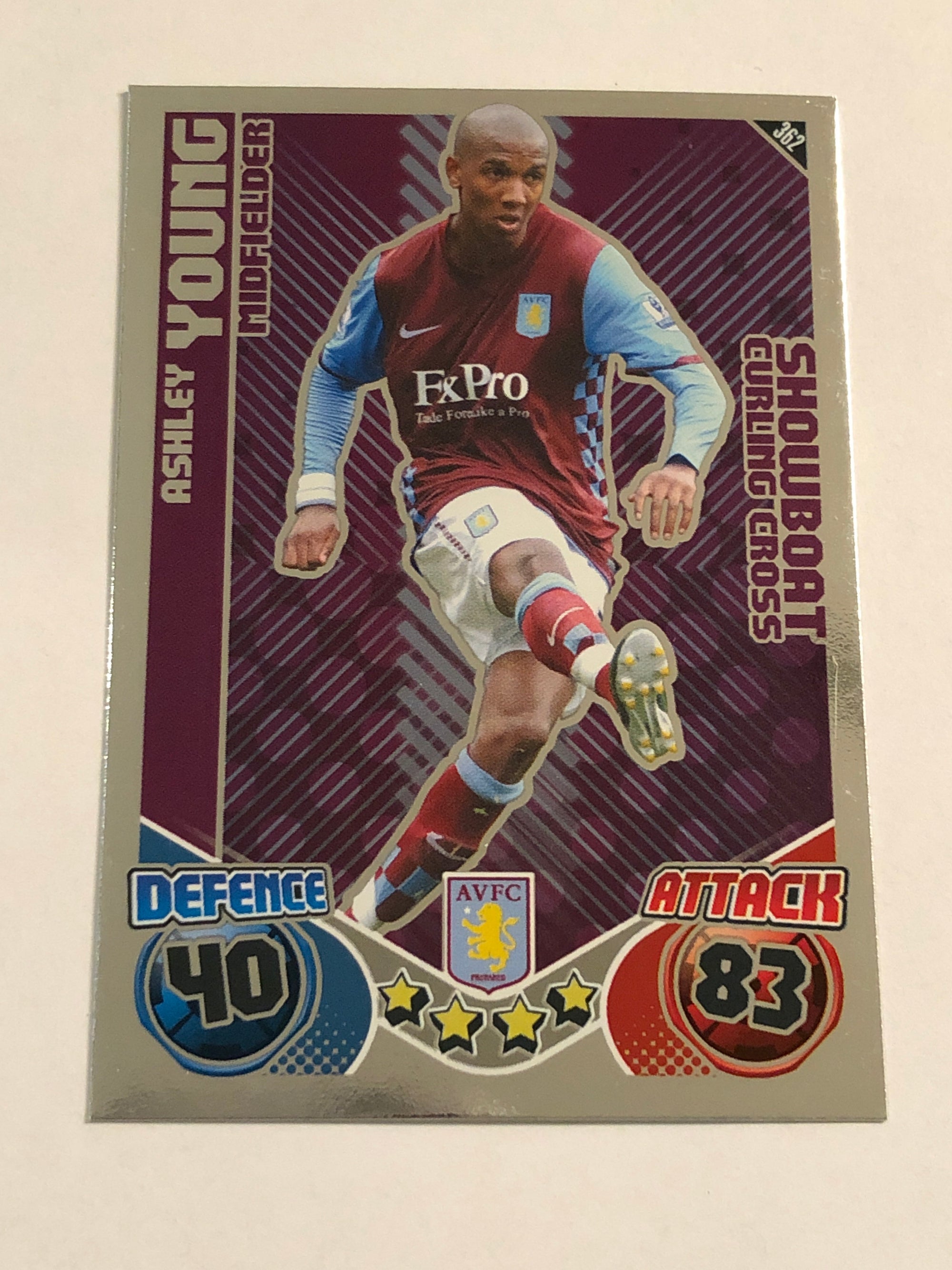 362. ASHLEY YOUNG - ASTON VILLA - SHOWBOAT