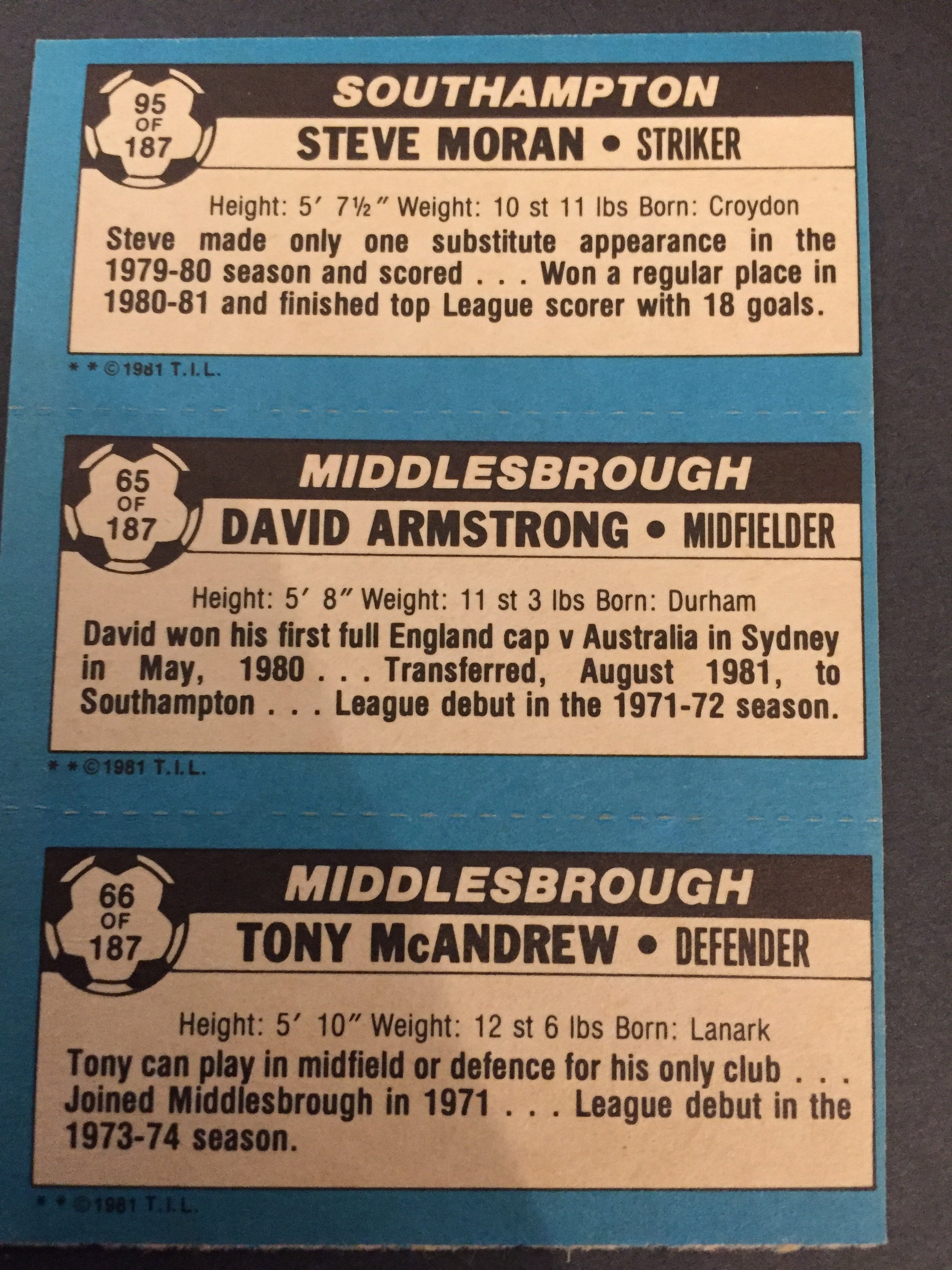 095 - 65 - 66 - MORAN, ARMSTRONG, McANDREW