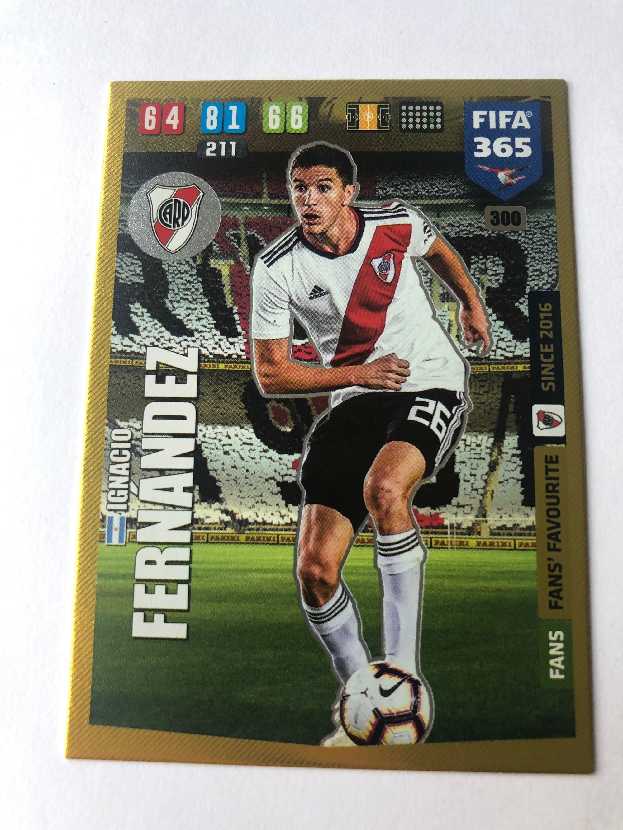300. IGNACIO FERNANDEZ - RIVER PLATE - FANS FANS’ FAVOURITE
