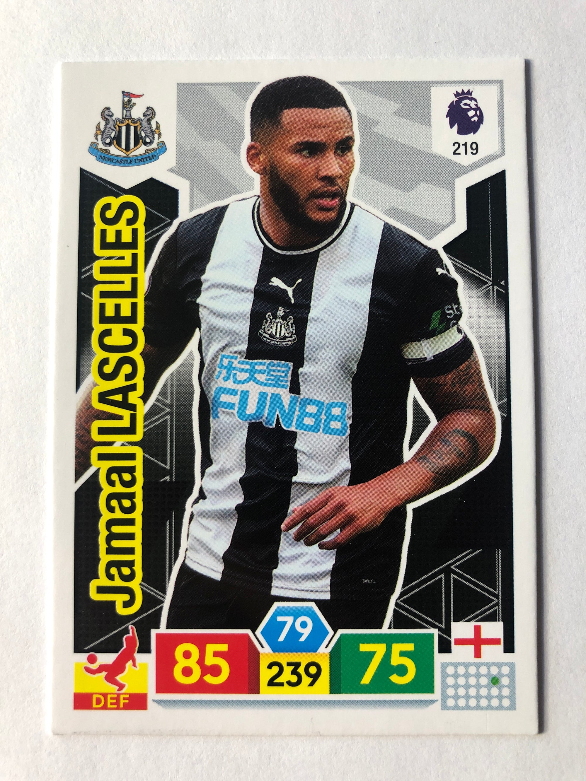219. JAMAAL LASCELLES - NEWCASTLE UNITED