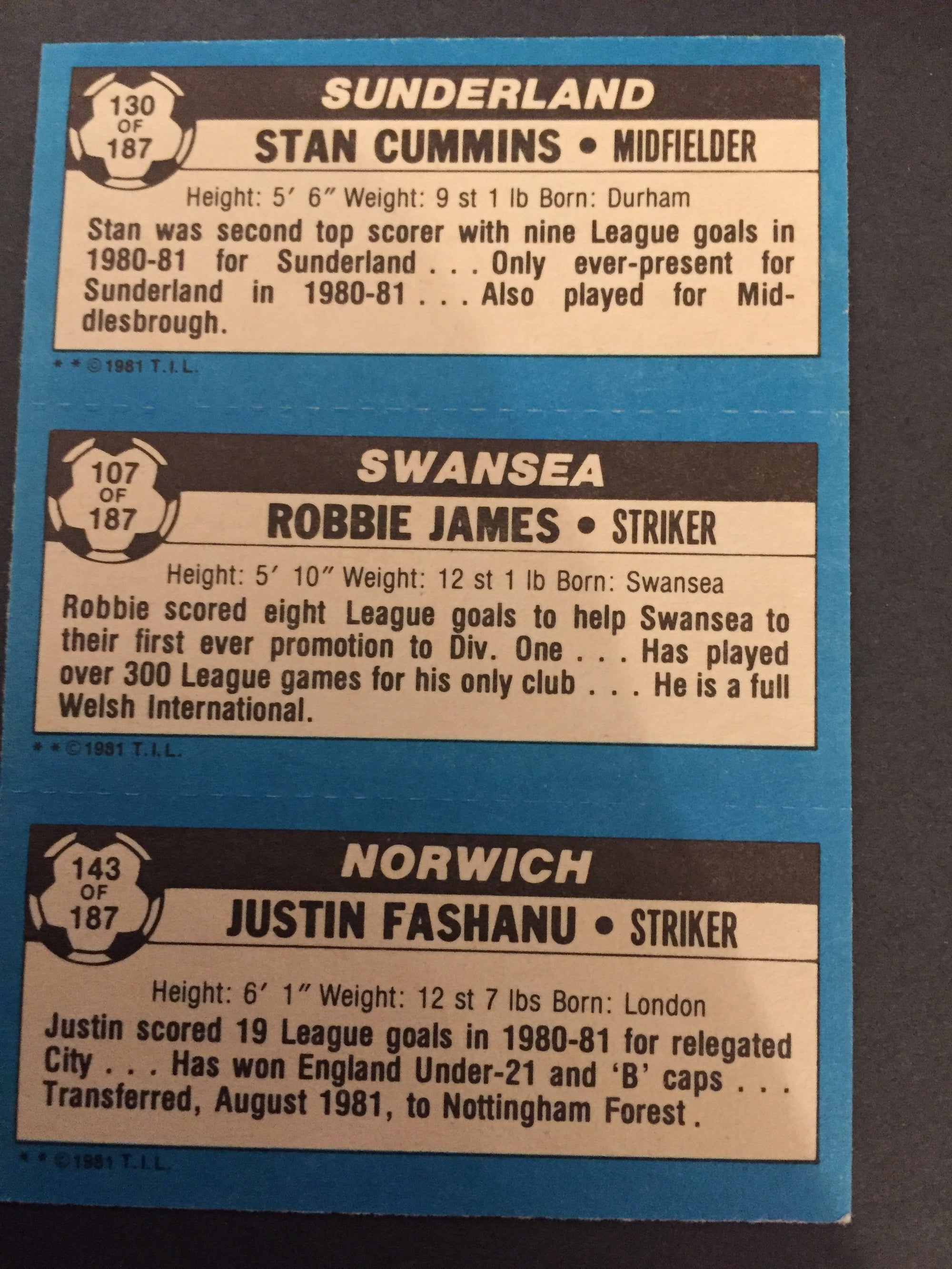 130 - 107 - 143 - CUMMINS, JAMES, FASHANU