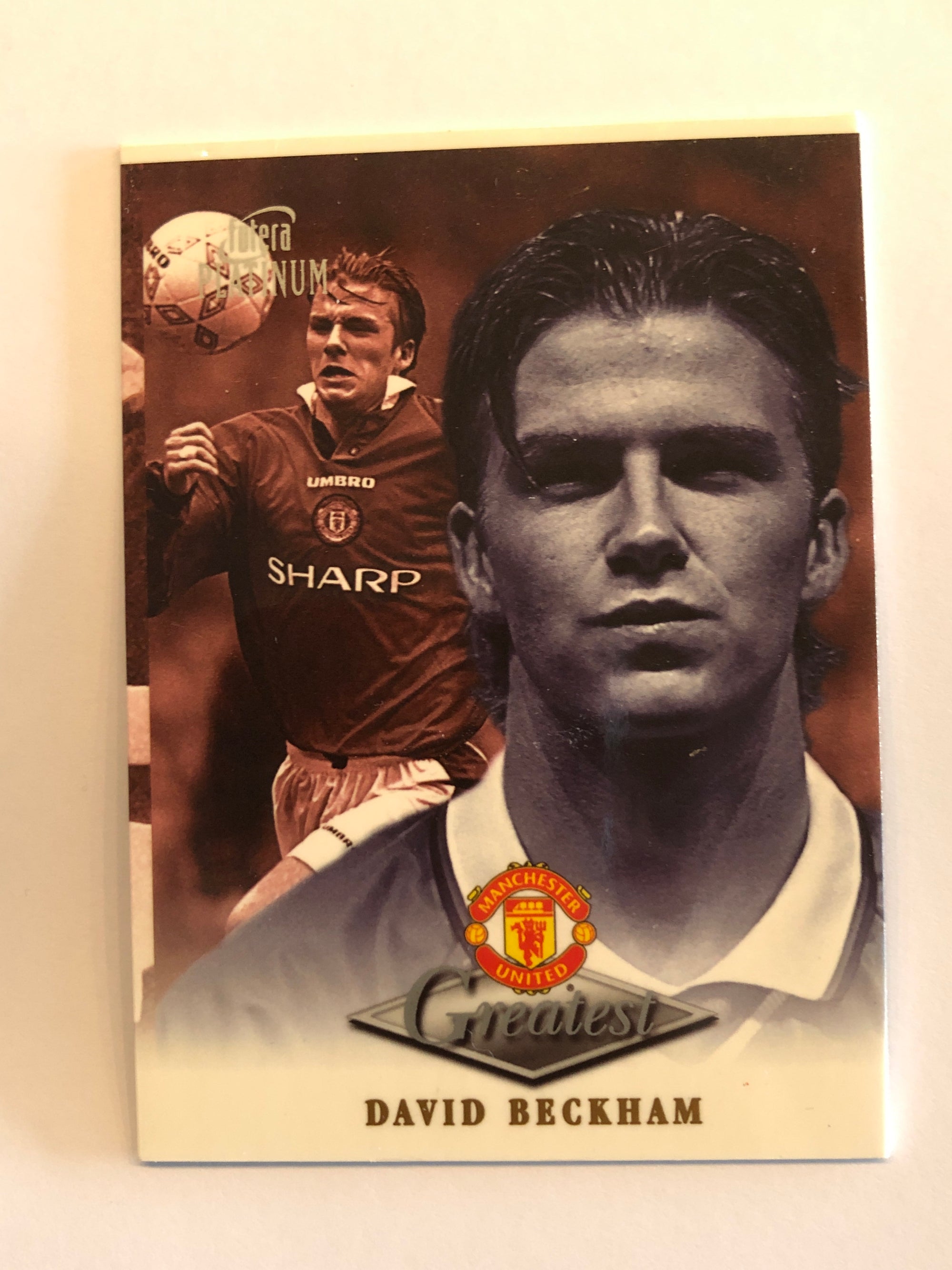 DAVID BECKHAM - MANCHESTER UNITED - FUTERA GREATEST 1999